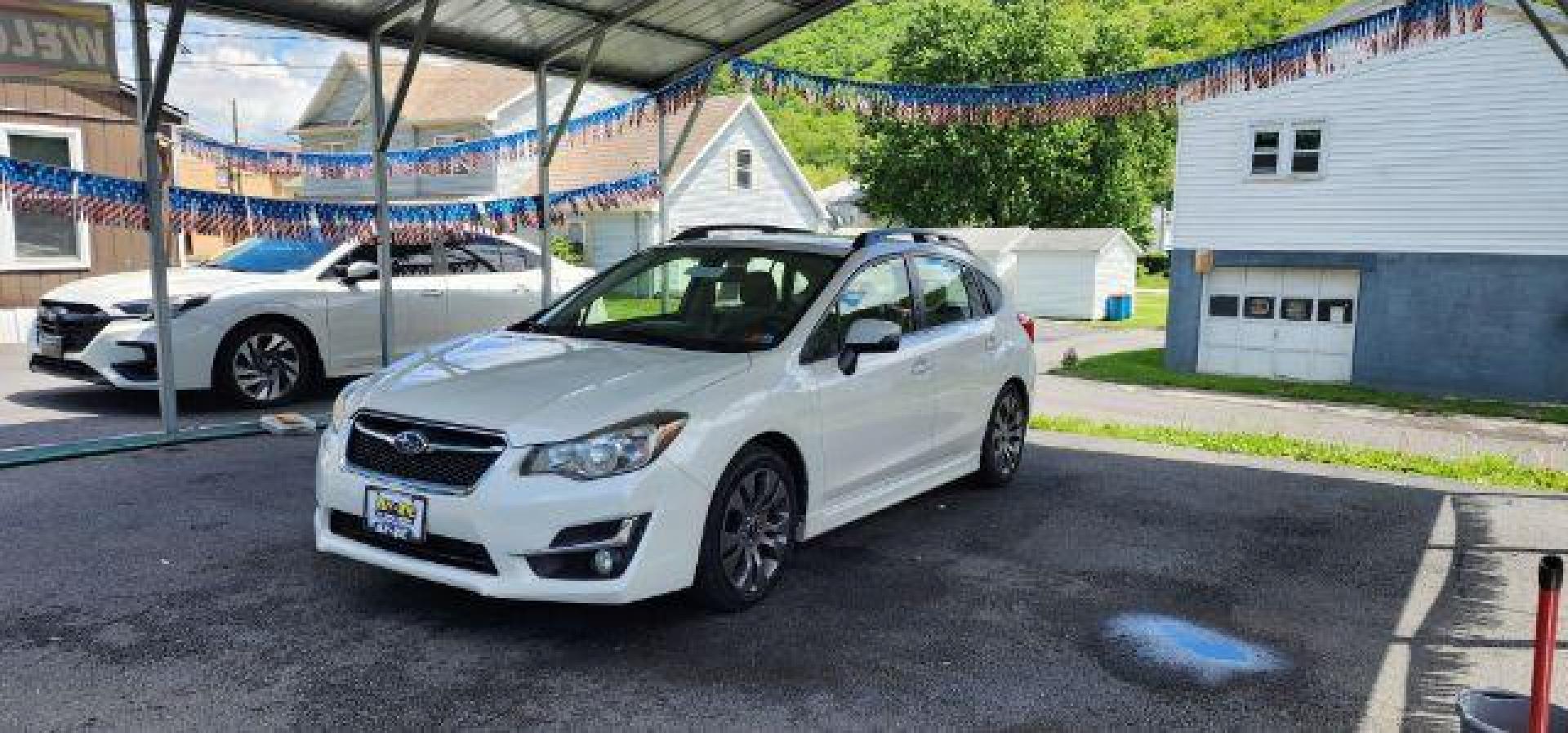 2015 WHITE /Ivory, cloth Subaru Impreza 2.0i Sport Premium PZEV CVT 5-Door (JF1GPAT67F8) with an 2.0L L4 engine, CVT transmission, located at 353 S. Mineral St., Keyser, WV, 26726, (304) 788-7887, 39.436451, -78.981674 - FOR A BETTER PRICE CALL PAUL AT 301-268-8150 - Photo#2