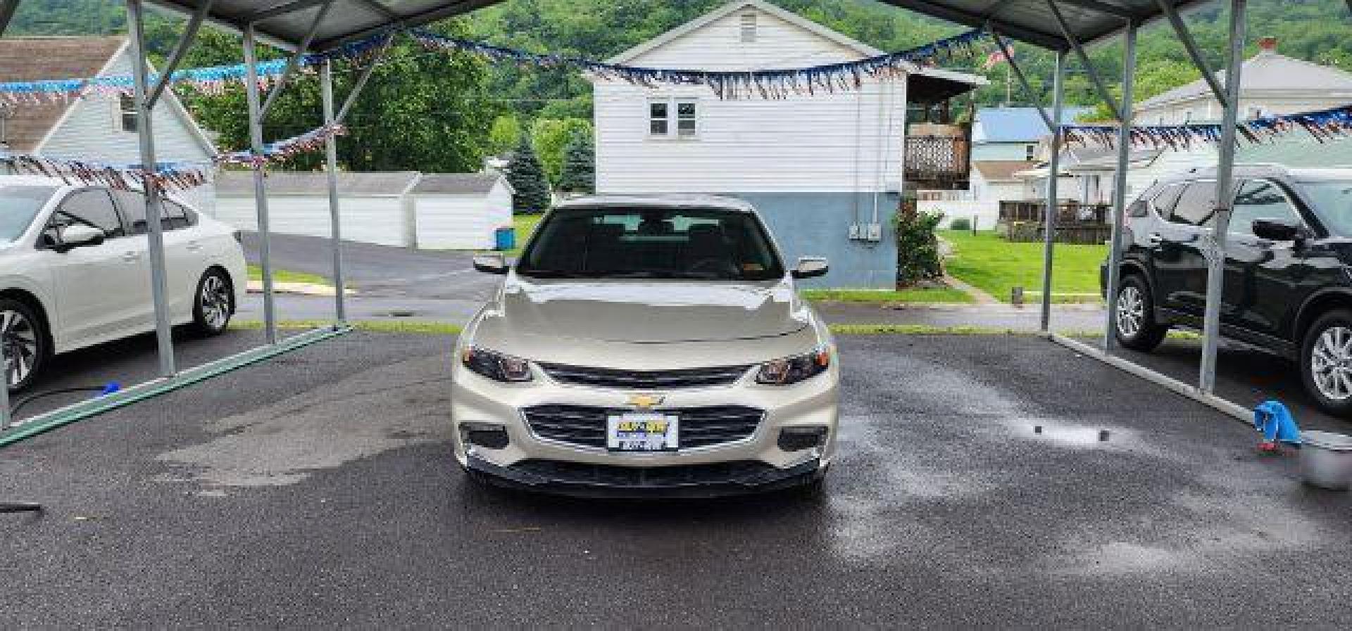 2016 BEIGE /Jet Black Chevrolet Malibu 1LT (1G1ZE5ST9GF) with an 1.5L L4 engine, AT transmission, located at 353 S. Mineral St., Keyser, WV, 26726, (304) 788-7887, 39.436451, -78.981674 - Photo#1