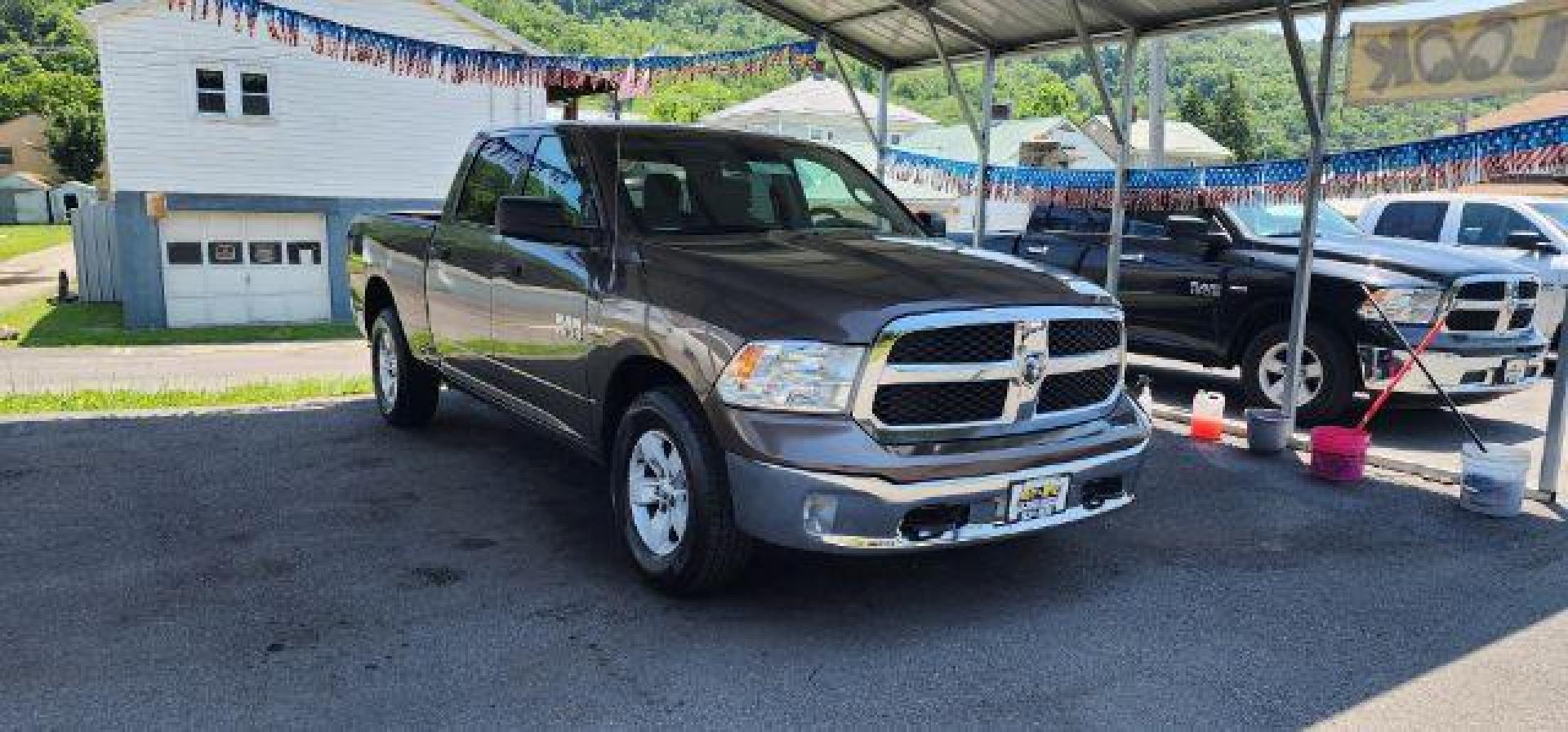 2018 BROWN /Black/Diesel Gray, vinyl RAM 1500 Tradesman Crew Cab LWB 4WD (1C6RR7ST2JS) with an 5.7 V8 engine, AT transmission, located at 353 S. Mineral St., Keyser, WV, 26726, (304) 788-7887, 39.436451, -78.981674 - Photo#0