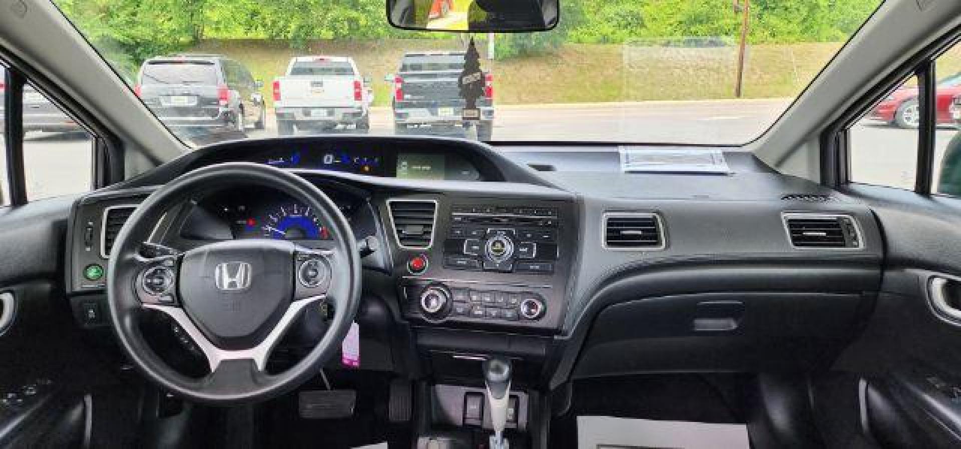 2015 GRAY /Black, cloth Honda Civic LX Sedan CVT (19XFB2F50FE) with an 1.8L L4 engine, CVT transmission, located at 353 S. Mineral St., Keyser, WV, 26726, (304) 788-7887, 39.436451, -78.981674 - Photo#6