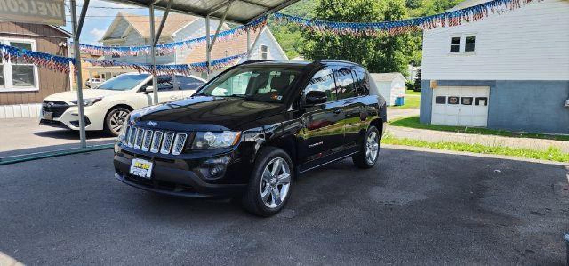2016 BLACK /Leather JEEP COMPASS LATT (1C4NJDEB9GD) with an 2.4L 4 engine, CVT transmission, located at 353 S. Mineral St., Keyser, WV, 26726, (304) 788-7887, 39.436451, -78.981674 - Photo#2