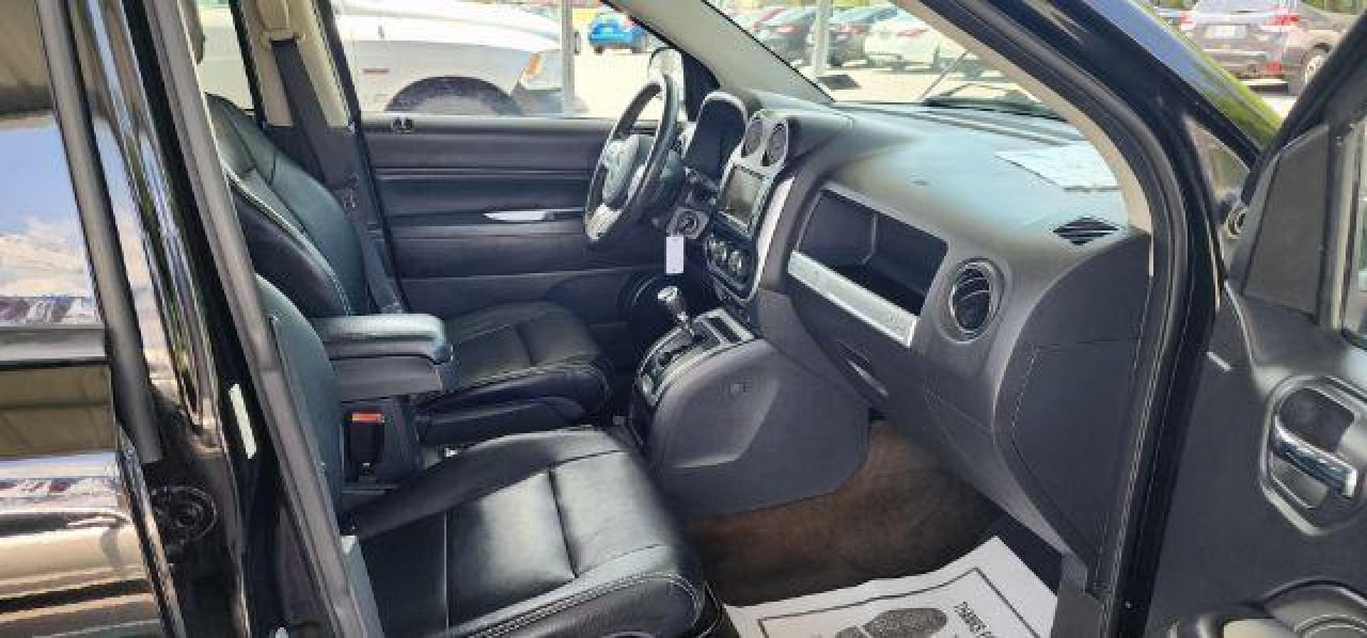 2016 BLACK /Leather JEEP COMPASS LATT (1C4NJDEB9GD) with an 2.4L 4 engine, CVT transmission, located at 353 S. Mineral St., Keyser, WV, 26726, (304) 788-7887, 39.436451, -78.981674 - Photo#14