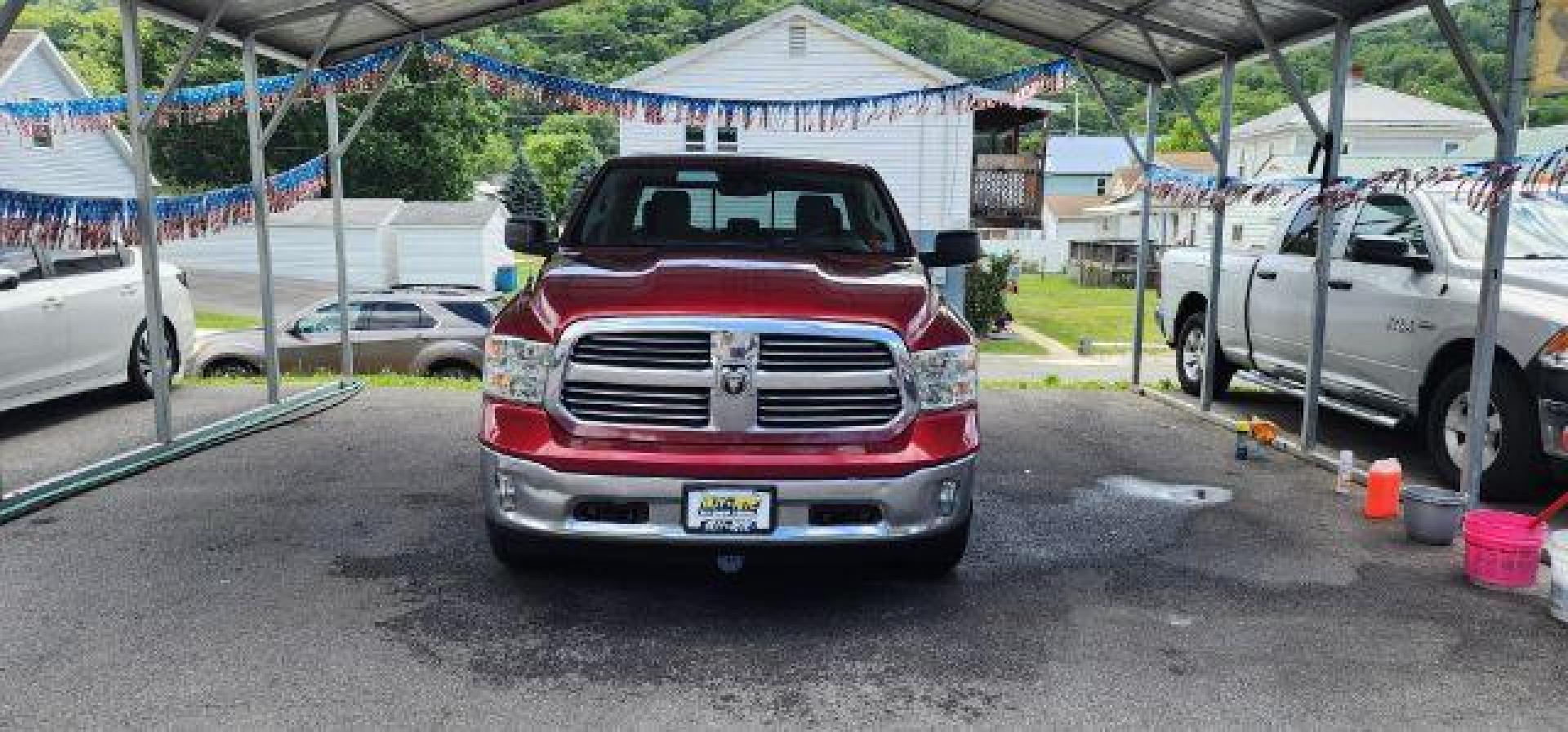 2015 RED /Cloth Ram 1500 SLT (1C6RR7GT9FS) with an HEMI 5.7L V-8 engine, AT transmission, located at 353 S. Mineral St., Keyser, WV, 26726, (304) 788-7887, 39.436451, -78.981674 - Photo#1