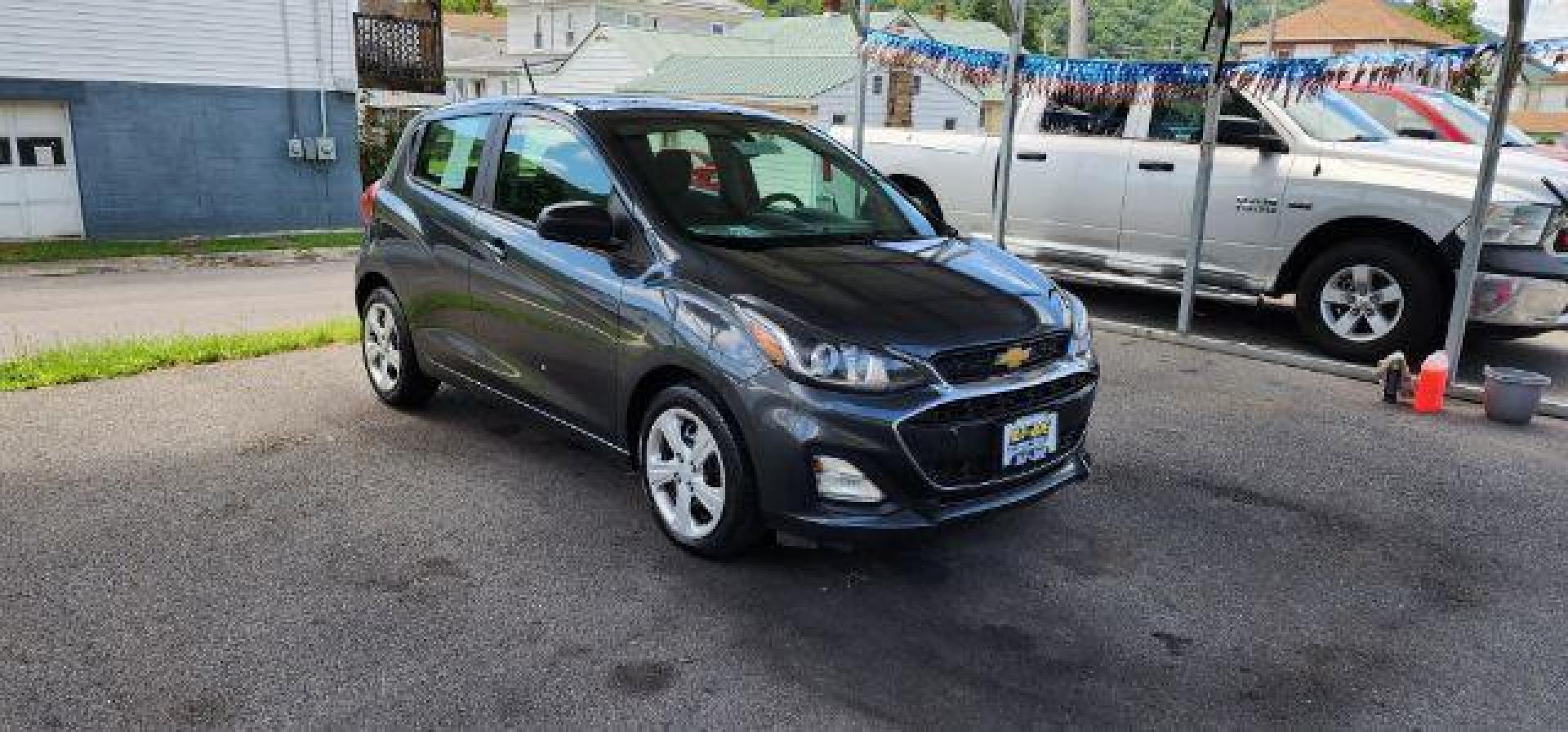 2021 GRAY /Jet Black Chevrolet Spark FWD LS Automatic (KL8CB6SA7MC) with an 1.4L 4L engine, AT transmission, located at 353 S. Mineral St., Keyser, WV, 26726, (304) 788-7887, 39.436451, -78.981674 - Photo#0