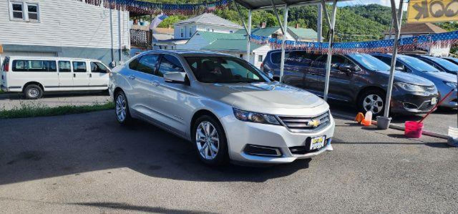 2017 SILVER /Jet Black Chevrolet Impala 1LT (2G1105S30H9) with an 3.6L V6 engine, AT transmission, located at 353 S. Mineral St., Keyser, WV, 26726, (304) 788-7887, 39.436451, -78.981674 - Photo#0