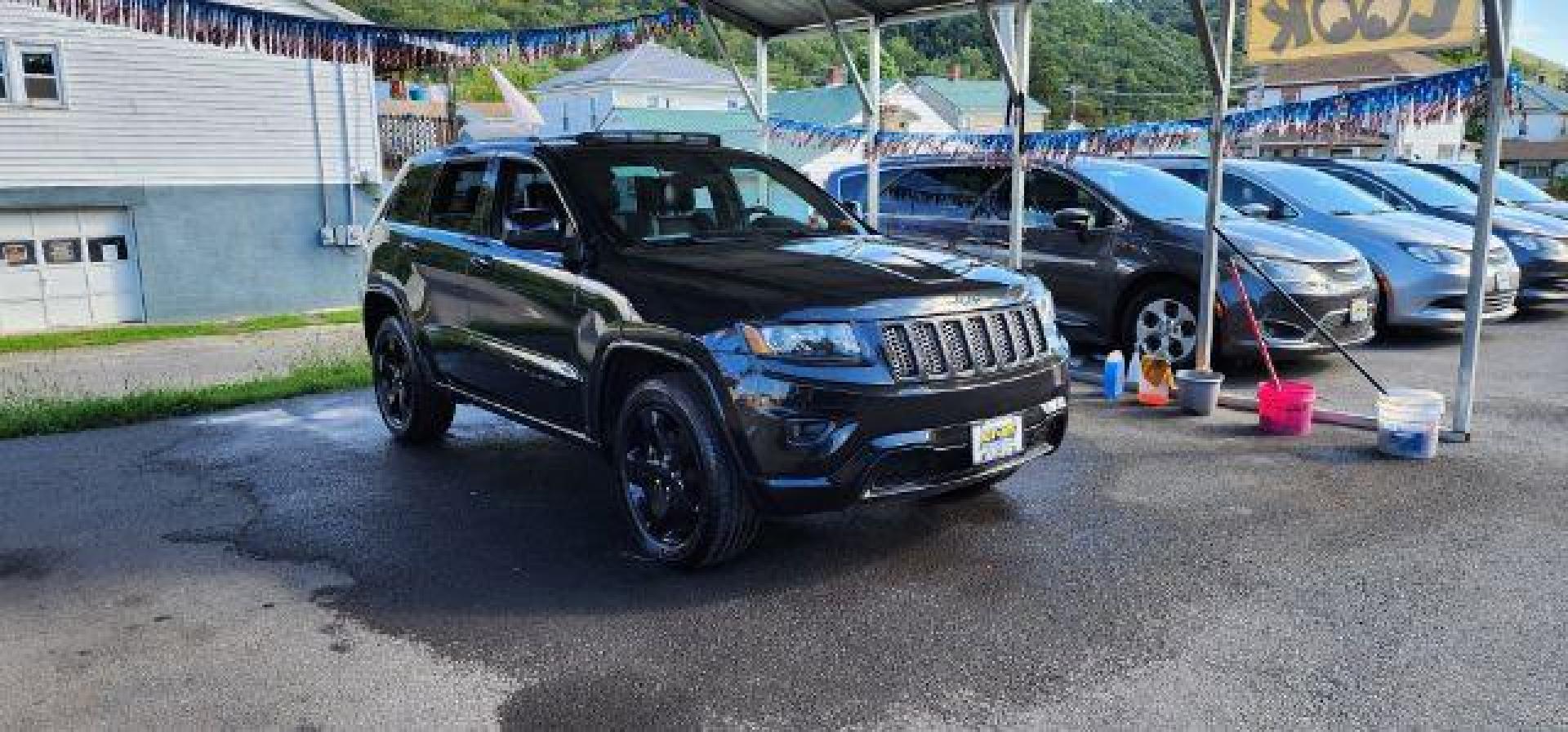 2015 BLACK /Black Jeep Grand Cherokee Altitude (1C4RJFAG4FC) with an 3.6L V6 engine, AT transmission, located at 353 S. Mineral St., Keyser, WV, 26726, (304) 788-7887, 39.436451, -78.981674 - Photo#0