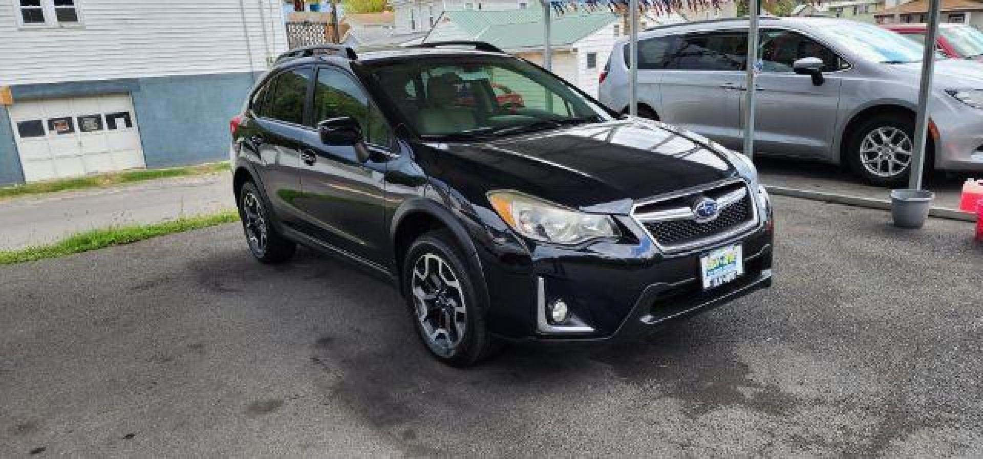 2017 BLACK /Ivory Subaru Crosstrek 2.0i Premium (JF2GPABC2H8) with an 2.0L L4 engine, CVT transmission, located at 353 S. Mineral St., Keyser, WV, 26726, (304) 788-7887, 39.436451, -78.981674 - Photo#0