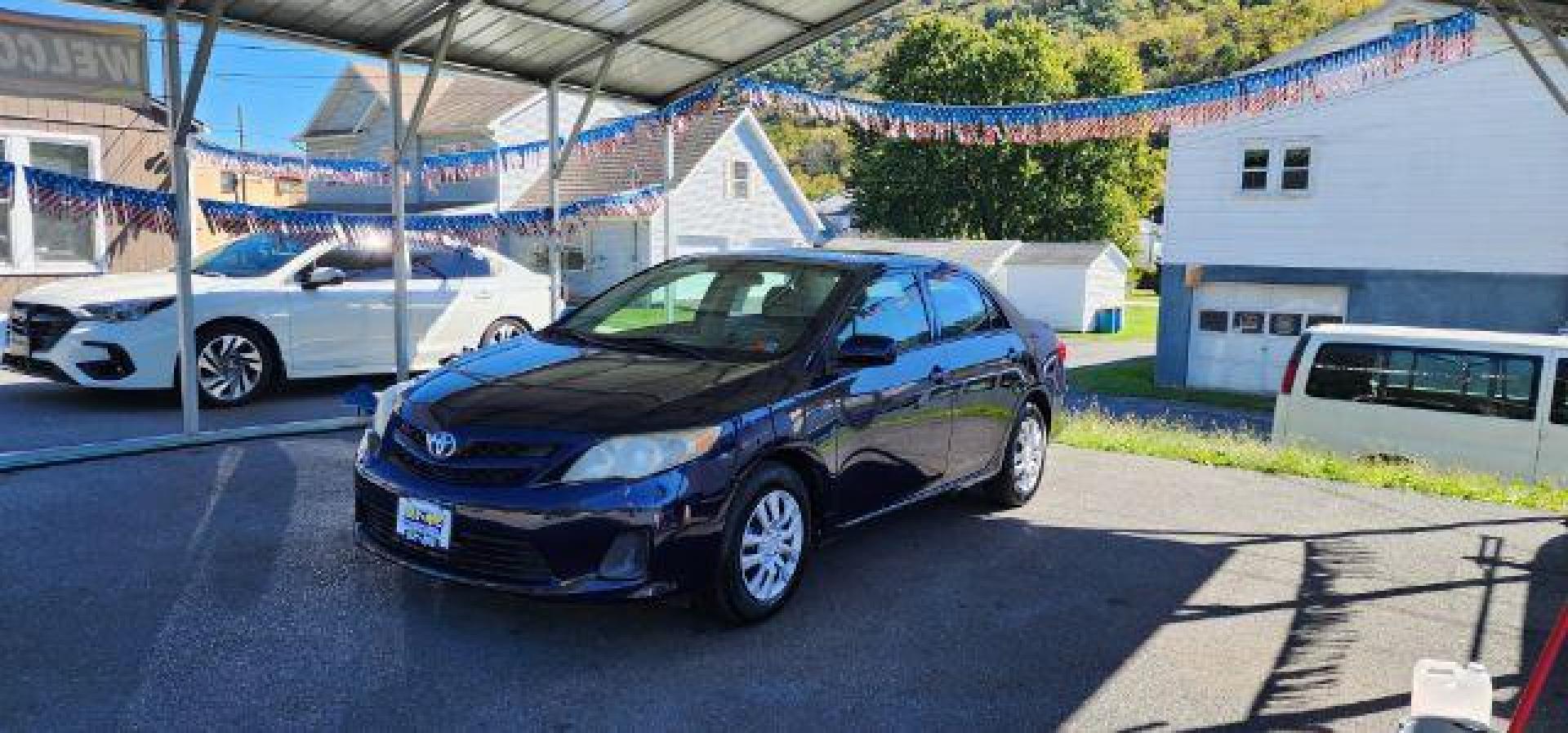 2012 BLUE /Cloth Toyota Corolla L (2T1BU4EE0CC) with an 1.8L L4 engine, AT transmission, located at 353 S. Mineral St., Keyser, WV, 26726, (304) 788-7887, 39.436451, -78.981674 - Photo#2