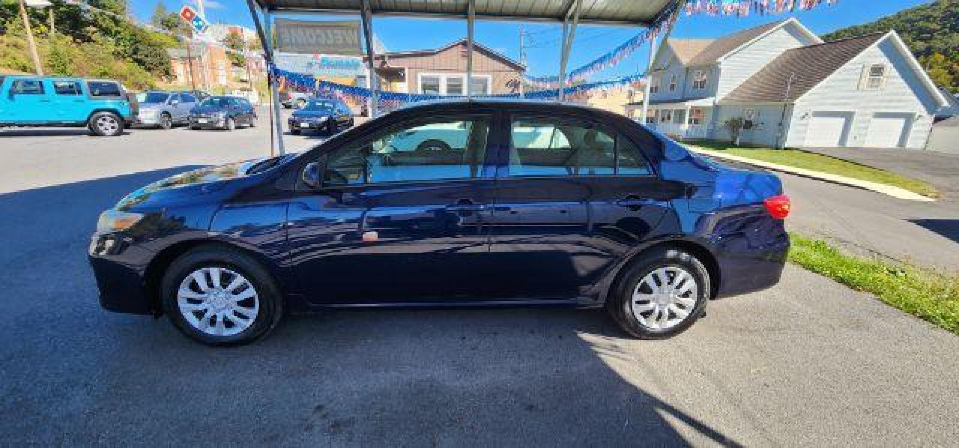 2012 BLUE /Cloth Toyota Corolla L (2T1BU4EE0CC) with an 1.8L L4 engine, AT transmission, located at 353 S. Mineral St., Keyser, WV, 26726, (304) 788-7887, 39.436451, -78.981674 - Photo#3