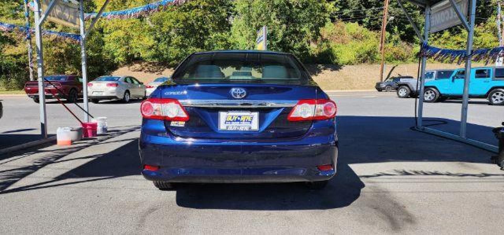 2012 BLUE /Cloth Toyota Corolla L (2T1BU4EE0CC) with an 1.8L L4 engine, AT transmission, located at 353 S. Mineral St., Keyser, WV, 26726, (304) 788-7887, 39.436451, -78.981674 - Photo#9
