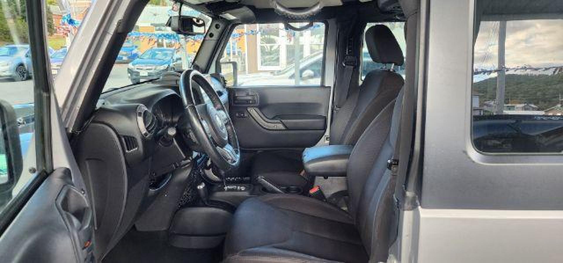 2014 Silver /Black Jeep Wrangler Sport (1C4AJWAGXEL) with an 3.6L V6 engine, AT transmission, located at 353 S. Mineral St., Keyser, WV, 26726, (304) 788-7887, 39.436451, -78.981674 - Photo#4