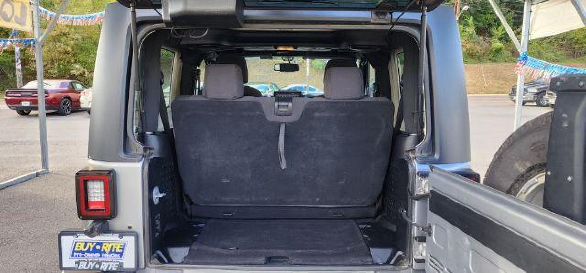 2014 Silver /Black Jeep Wrangler Sport (1C4AJWAGXEL) with an 3.6L V6 engine, AT transmission, located at 353 S. Mineral St., Keyser, WV, 26726, (304) 788-7887, 39.436451, -78.981674 - Photo#10