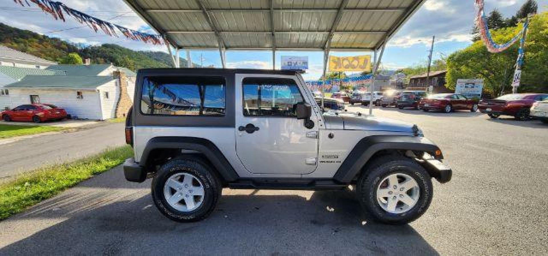 2014 Silver /Black Jeep Wrangler Sport (1C4AJWAGXEL) with an 3.6L V6 engine, AT transmission, located at 353 S. Mineral St., Keyser, WV, 26726, (304) 788-7887, 39.436451, -78.981674 - Photo#12