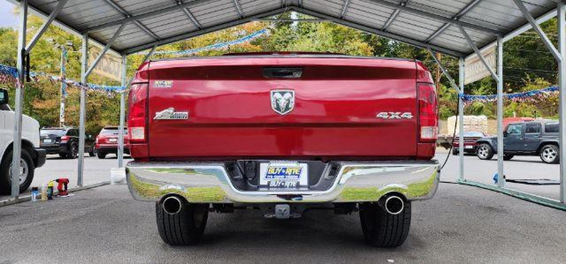 2012 RED /Medium Greystone/Dark Slate Ram 1500 SLT (1C6RD7LT9CS) with an 5.7 V8 engine, AT transmission, located at 353 S. Mineral St., Keyser, WV, 26726, (304) 788-7887, 39.436451, -78.981674 - Photo#9