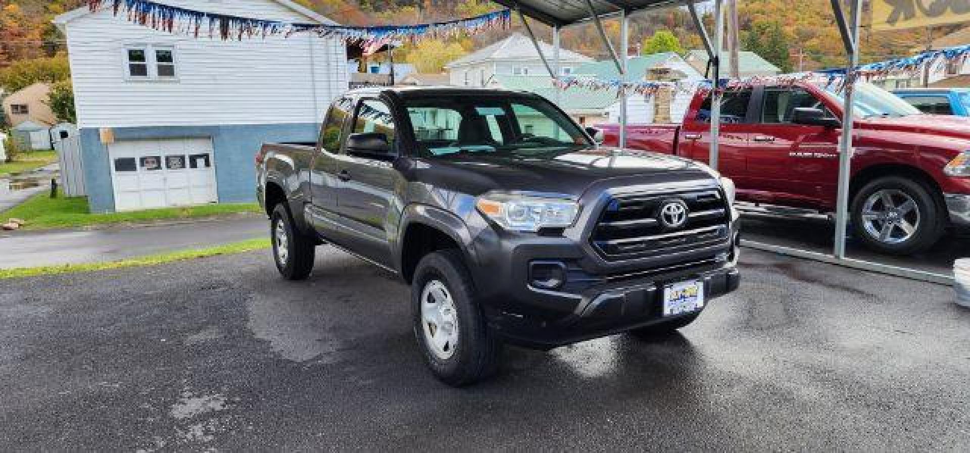 2016 GRAY /Cement Gray Toyota Tacoma SR Access Cab 4x4 (5TFSX5ENXGX) with an 2.7 L4 engine, AT transmission, located at 353 S. Mineral St., Keyser, WV, 26726, (304) 788-7887, 39.436451, -78.981674 - Photo#0