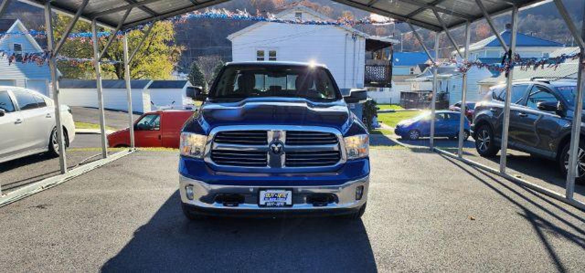 2017 BLUE /Diesel Gray/Black Ram 1500 Big Horn Quad Cab 4x4 6'4 Box (1C6RR7GT2HS) with an 5.7 V8 HEMI engine, AT transmission, located at 353 S. Mineral St., Keyser, WV, 26726, (304) 788-7887, 39.436451, -78.981674 - Photo#1