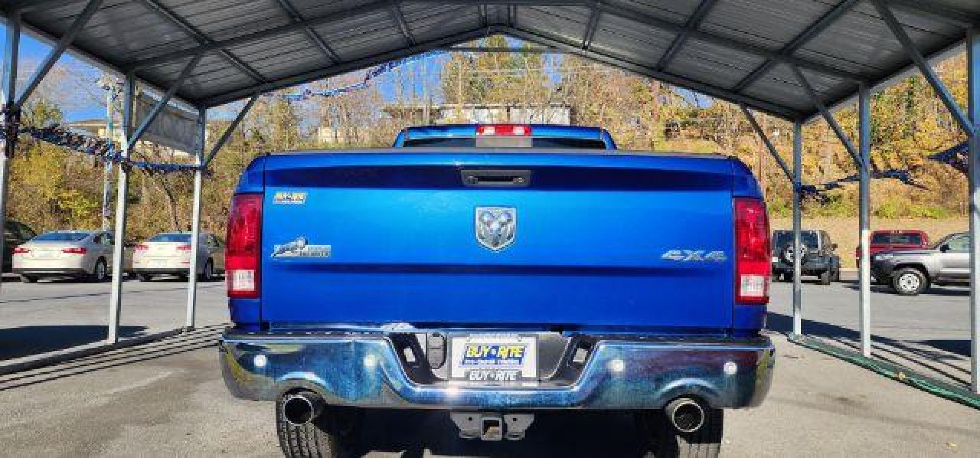 2017 BLUE /Diesel Gray/Black Ram 1500 Big Horn Quad Cab 4x4 6'4 Box (1C6RR7GT2HS) with an 5.7 V8 HEMI engine, AT transmission, located at 353 S. Mineral St., Keyser, WV, 26726, (304) 788-7887, 39.436451, -78.981674 - Photo#9