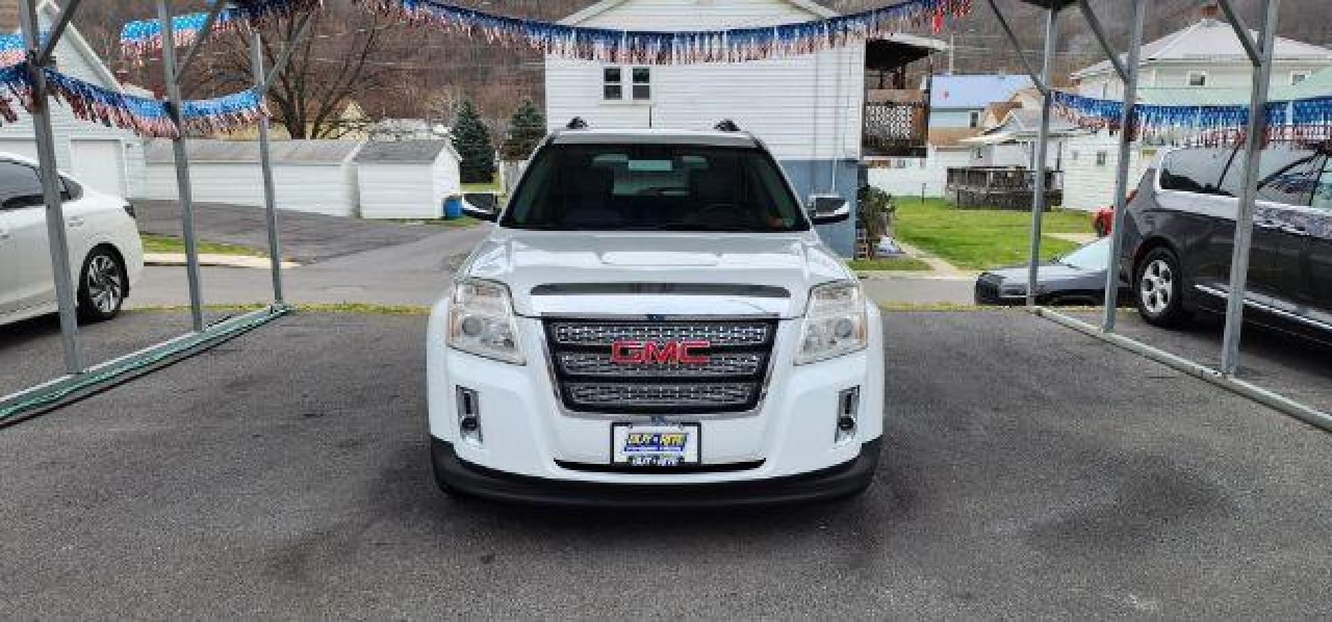 2015 WHITE /Light Titanium GMC Terrain SLT-2 (2GKFLYE30F6) with an 3.6L V6 engine, AT transmission, located at 353 S. Mineral St., Keyser, WV, 26726, (304) 788-7887, 39.436451, -78.981674 - Photo#1