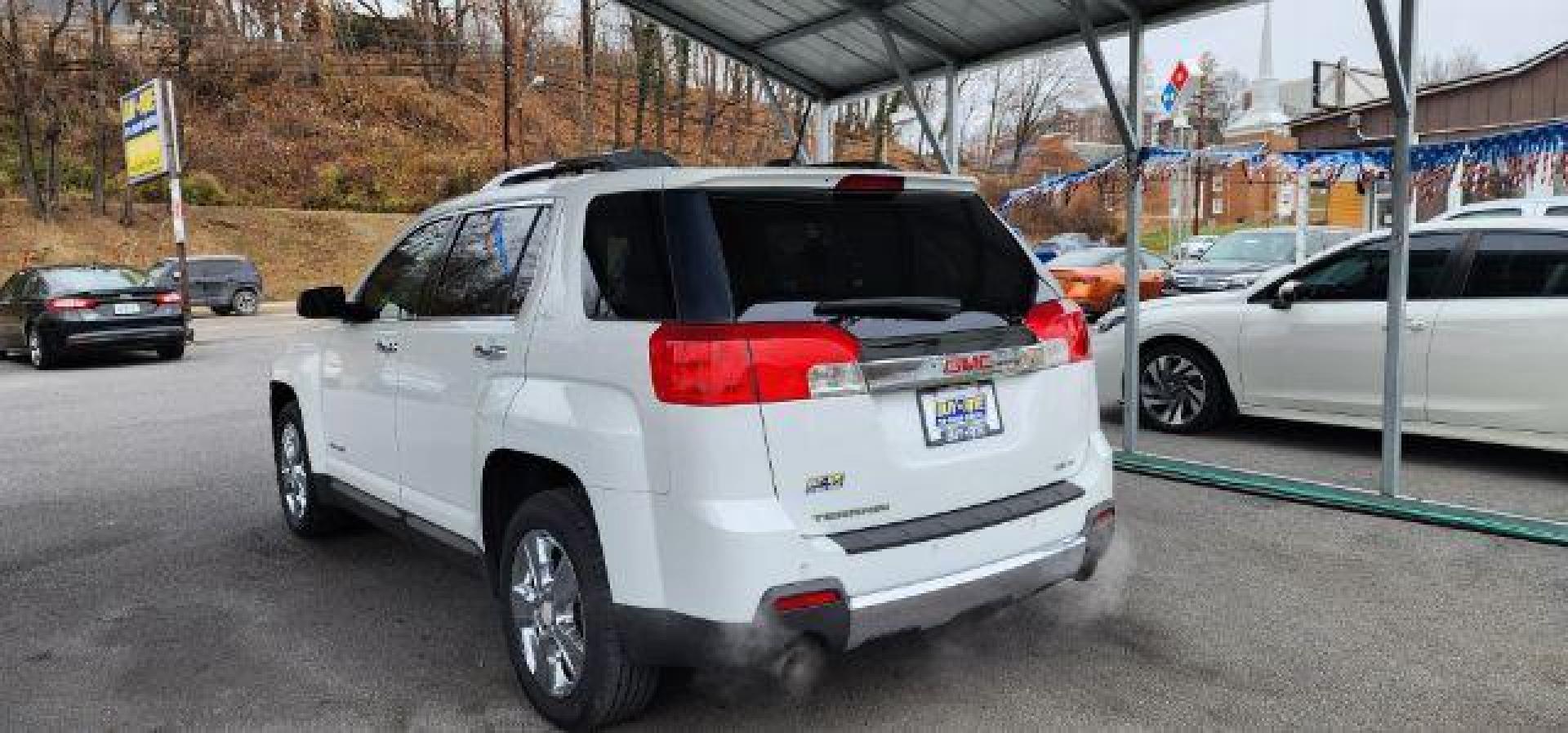 2015 WHITE /Light Titanium GMC Terrain SLT-2 (2GKFLYE30F6) with an 3.6L V6 engine, AT transmission, located at 353 S. Mineral St., Keyser, WV, 26726, (304) 788-7887, 39.436451, -78.981674 - Photo#8