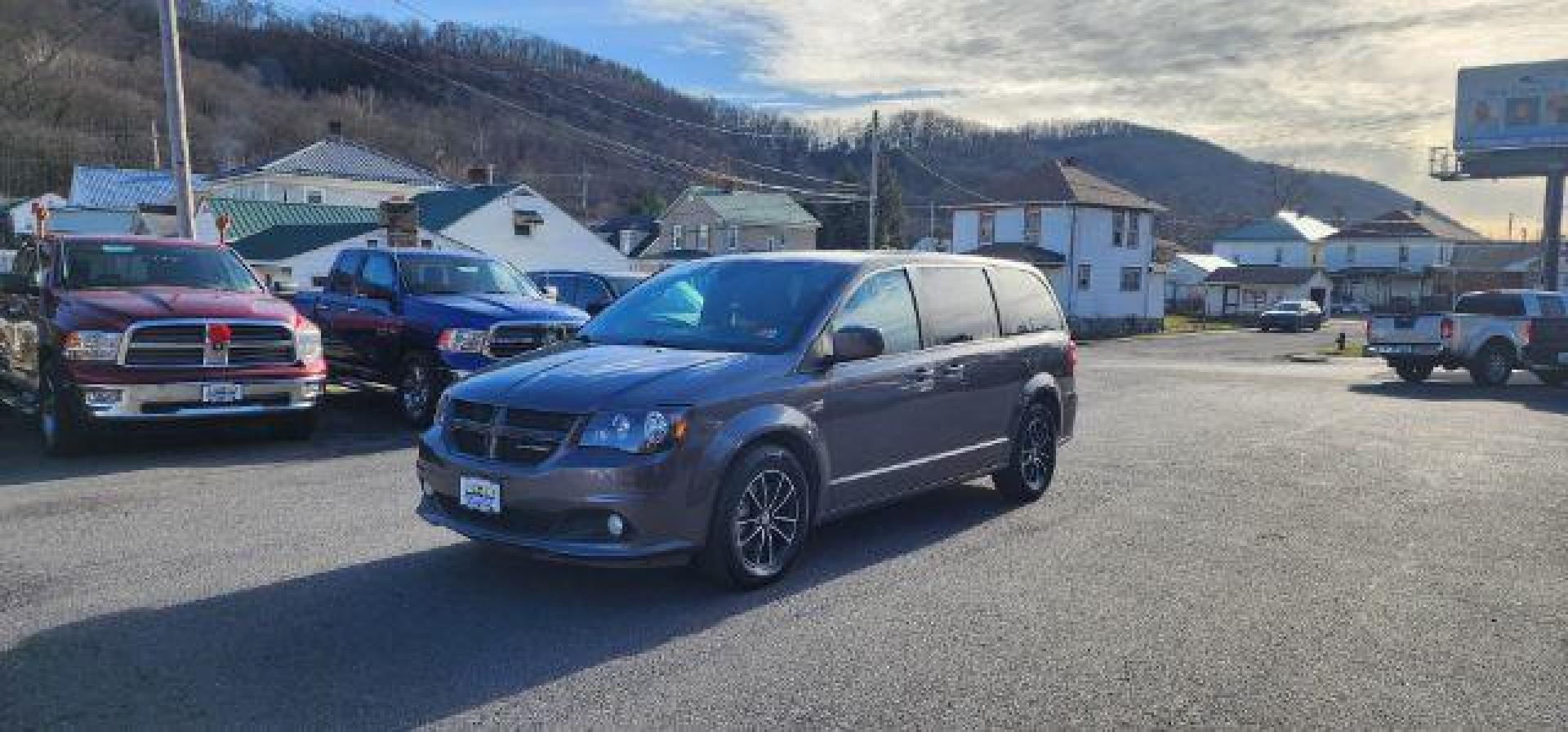 2019 GRAY /Black Dodge Grand Caravan GT (2C4RDGEG5KR) with an 3.6L V6 engine, AT transmission, located at 353 S. Mineral St., Keyser, WV, 26726, (304) 788-7887, 39.436451, -78.981674 - Photo#1