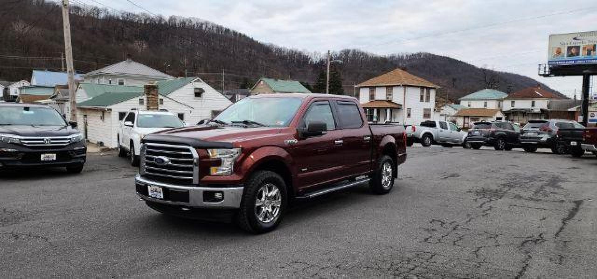 2017 BROWN /Medium Earth Gray Ford F-150 XLT (1FTEW1EP0HF) with an EcoBoost 2.7L V-6 gasoline direct injection engine, AT transmission, located at 353 S. Mineral St., Keyser, WV, 26726, (304) 788-7887, 39.436451, -78.981674 - Photo#2