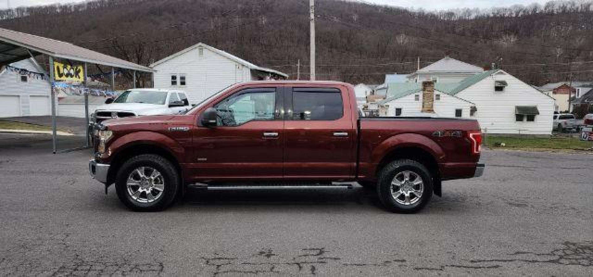 2017 BROWN /Medium Earth Gray Ford F-150 XLT (1FTEW1EP0HF) with an EcoBoost 2.7L V-6 gasoline direct injection engine, AT transmission, located at 353 S. Mineral St., Keyser, WV, 26726, (304) 788-7887, 39.436451, -78.981674 - Photo#3