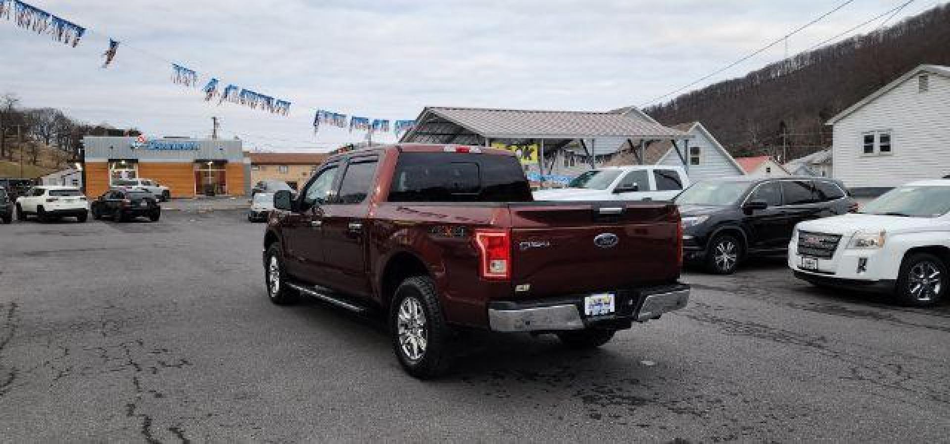 2017 BROWN /Medium Earth Gray Ford F-150 XLT (1FTEW1EP0HF) with an EcoBoost 2.7L V-6 gasoline direct injection engine, AT transmission, located at 353 S. Mineral St., Keyser, WV, 26726, (304) 788-7887, 39.436451, -78.981674 - Photo#8