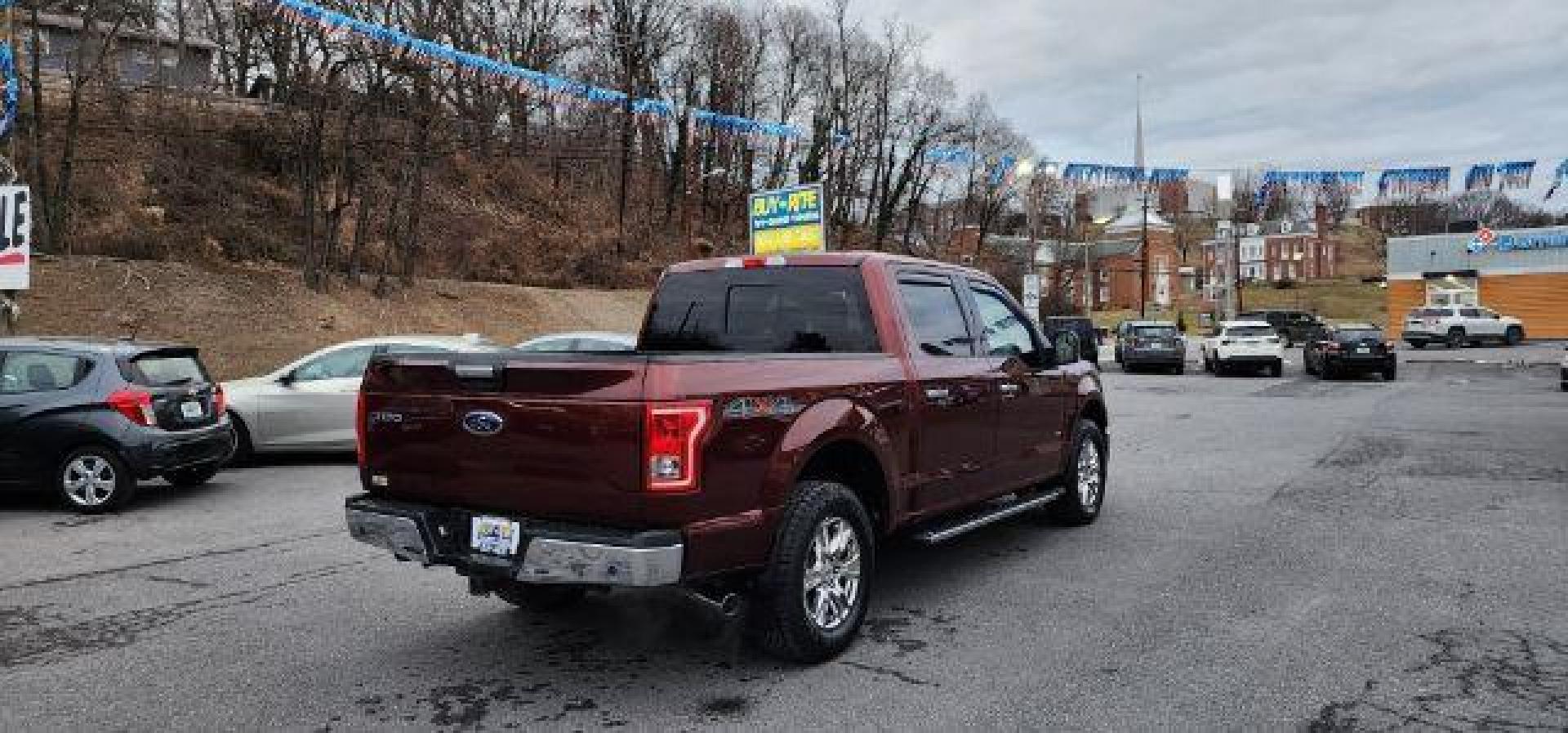 2017 BROWN /Medium Earth Gray Ford F-150 XLT (1FTEW1EP0HF) with an EcoBoost 2.7L V-6 gasoline direct injection engine, AT transmission, located at 353 S. Mineral St., Keyser, WV, 26726, (304) 788-7887, 39.436451, -78.981674 - Photo#11