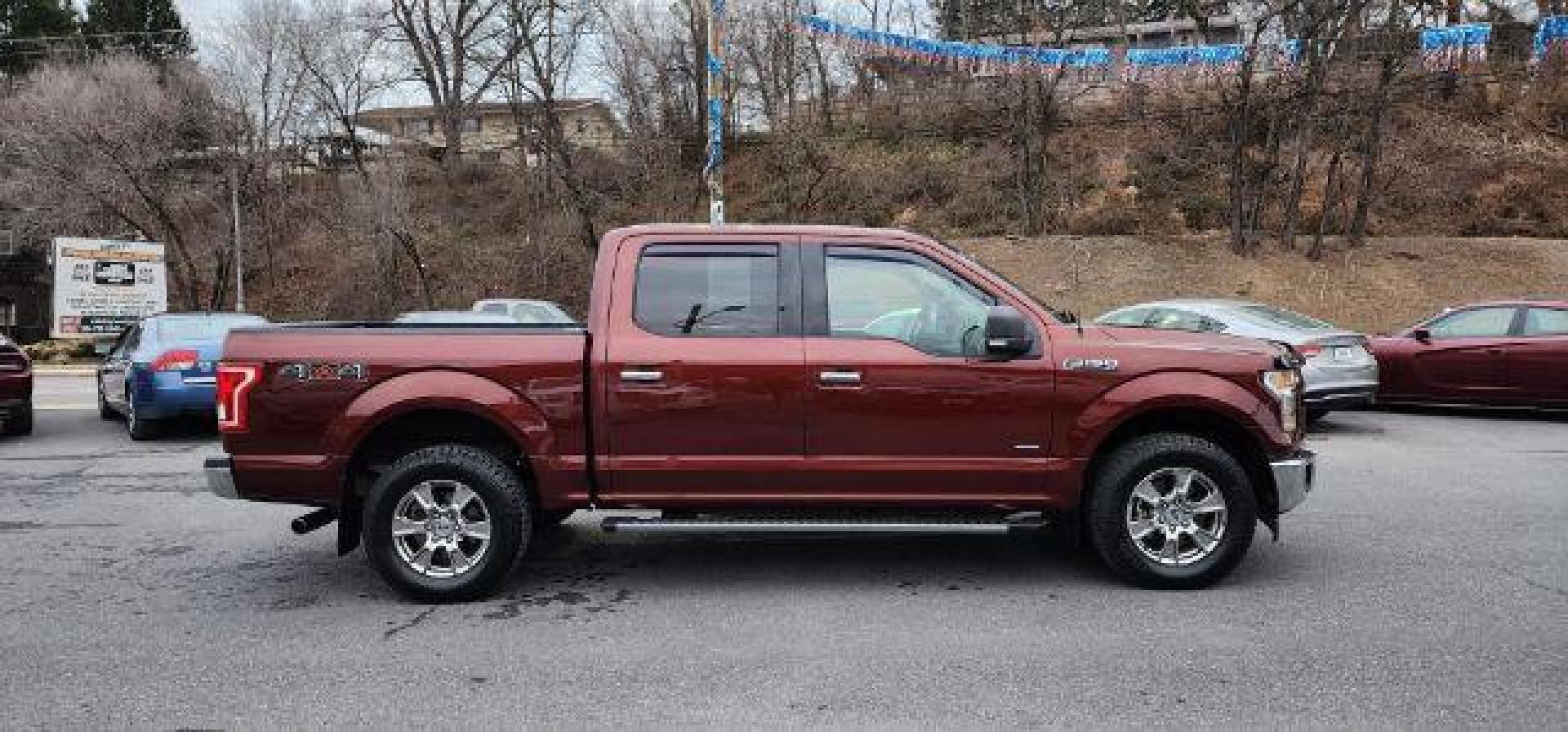 2017 BROWN /Medium Earth Gray Ford F-150 XLT (1FTEW1EP0HF) with an EcoBoost 2.7L V-6 gasoline direct injection engine, AT transmission, located at 353 S. Mineral St., Keyser, WV, 26726, (304) 788-7887, 39.436451, -78.981674 - Photo#12