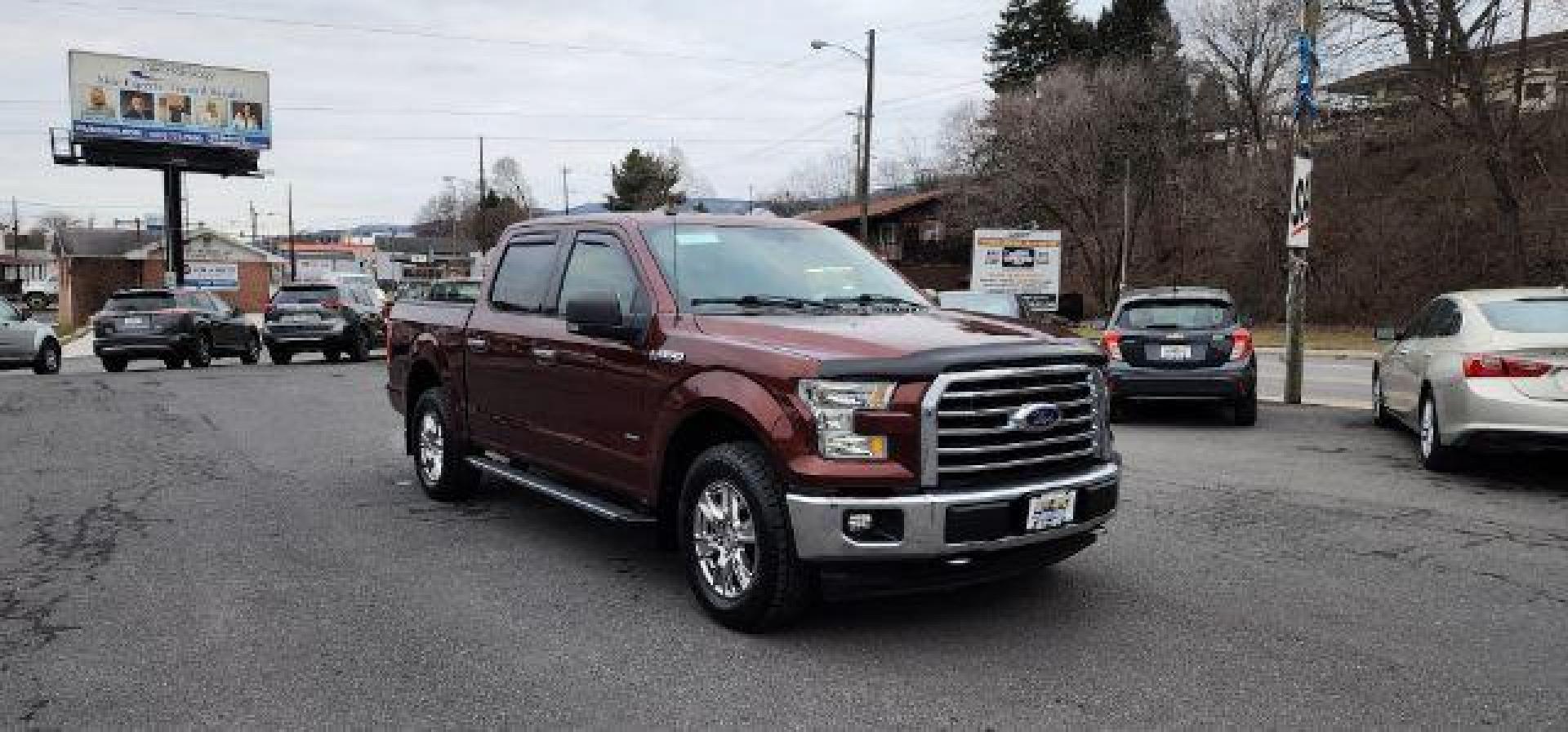 2017 BROWN /Medium Earth Gray Ford F-150 XLT (1FTEW1EP0HF) with an EcoBoost 2.7L V-6 gasoline direct injection engine, AT transmission, located at 353 S. Mineral St., Keyser, WV, 26726, (304) 788-7887, 39.436451, -78.981674 - Photo#15