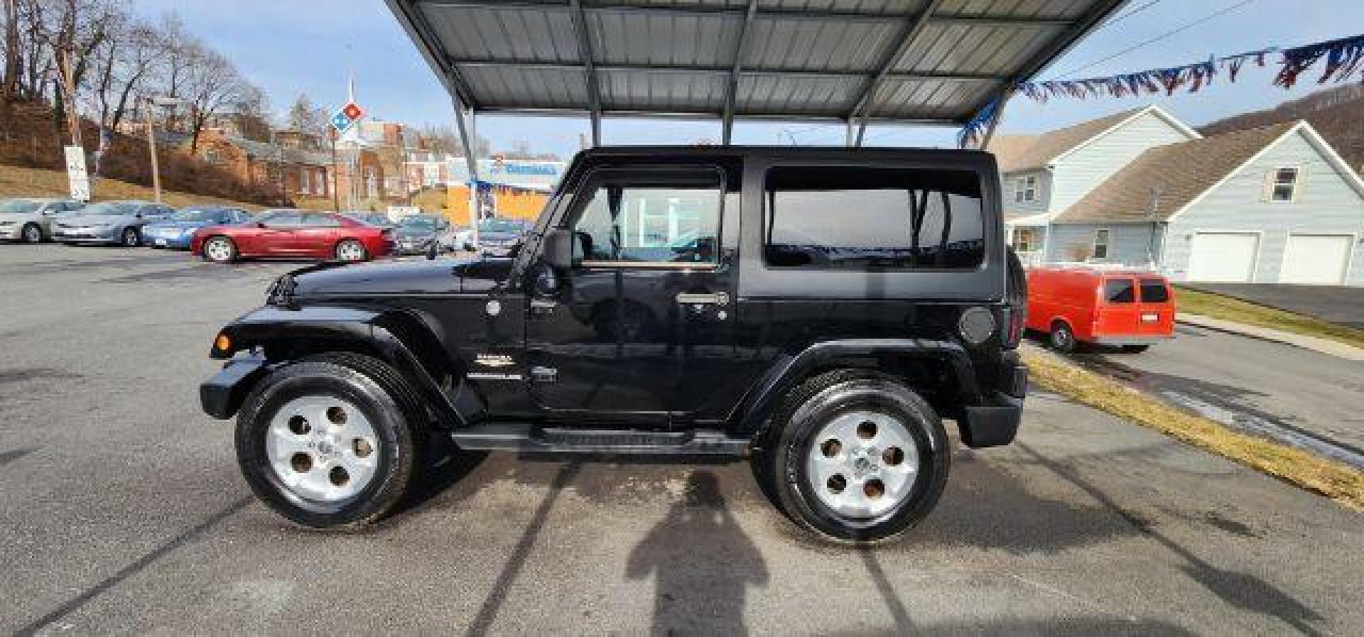 2014 BLACK Jeep Wrangler Sahara (1C4AJWBG8EL) with an 3.6L V6 engine, AT transmission, located at 353 S. Mineral St., Keyser, WV, 26726, (304) 788-7887, 39.436451, -78.981674 - Photo#3