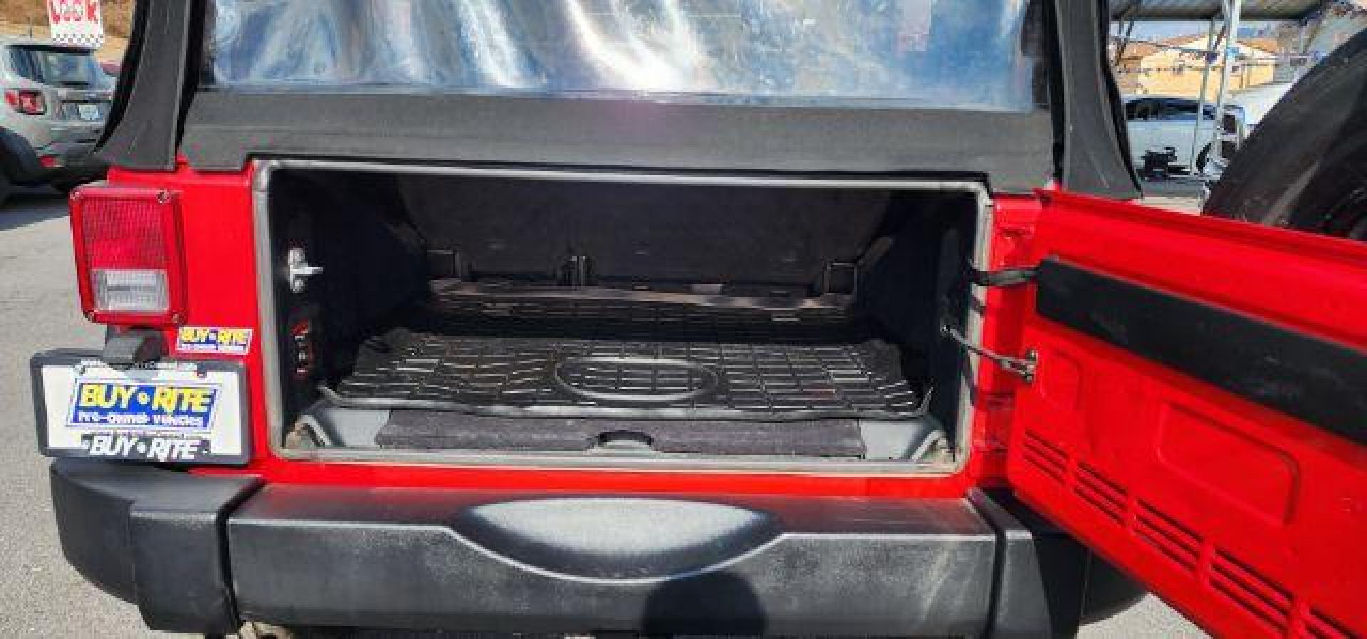 2018 RED /Black Jeep Wrangler JK Unlimited Sport 4x4 (1C4BJWDG4JL) with an 3.6L V6 engine, 6 sp transmission, located at 353 S. Mineral St., Keyser, WV, 26726, (304) 788-7887, 39.436451, -78.981674 - Photo#10