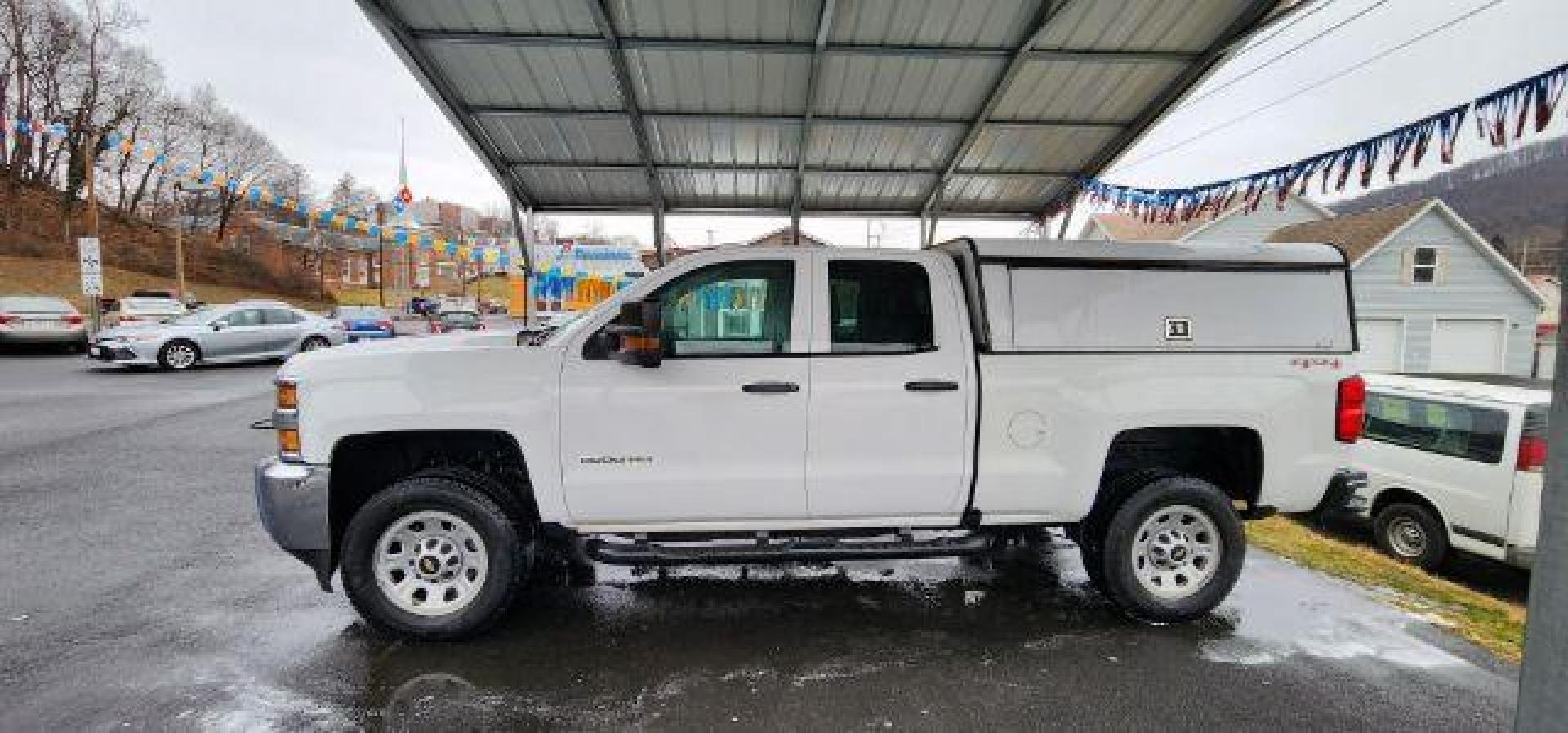 2017 WHITE /Dark Ash/Jet Black Chevrolet Silverado 2500HD WT (1GC2KUEG6HZ) with an 6.0L V8 engine, AT transmission, located at 353 S. Mineral St., Keyser, WV, 26726, (304) 788-7887, 39.436451, -78.981674 - Photo#3