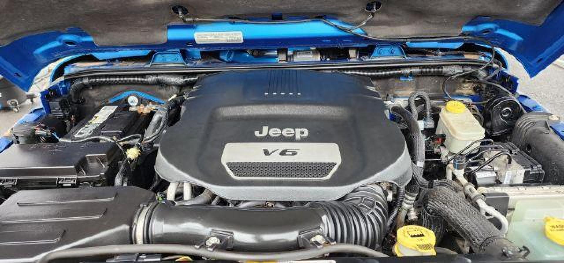 2015 BLUE /Black Jeep Wrangler Rubicon (1C4BJWCGXFL) with an 3.6L V6 engine, AT transmission, located at 353 S. Mineral St., Keyser, WV, 26726, (304) 788-7887, 39.436451, -78.981674 - Photo#15