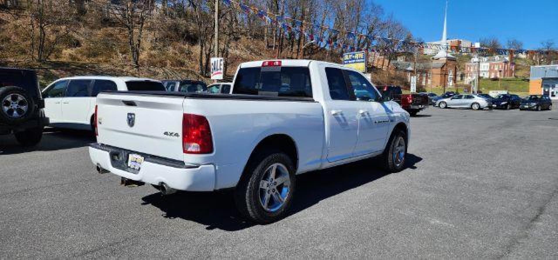 2012 WHITE /Black Leather Ram 1500 Sport (1C6RD7HT5CS) with an 5.7L V8 engine, AT transmission, located at 353 S. Mineral St., Keyser, WV, 26726, (304) 788-7887, 39.436451, -78.981674 - Photo#11