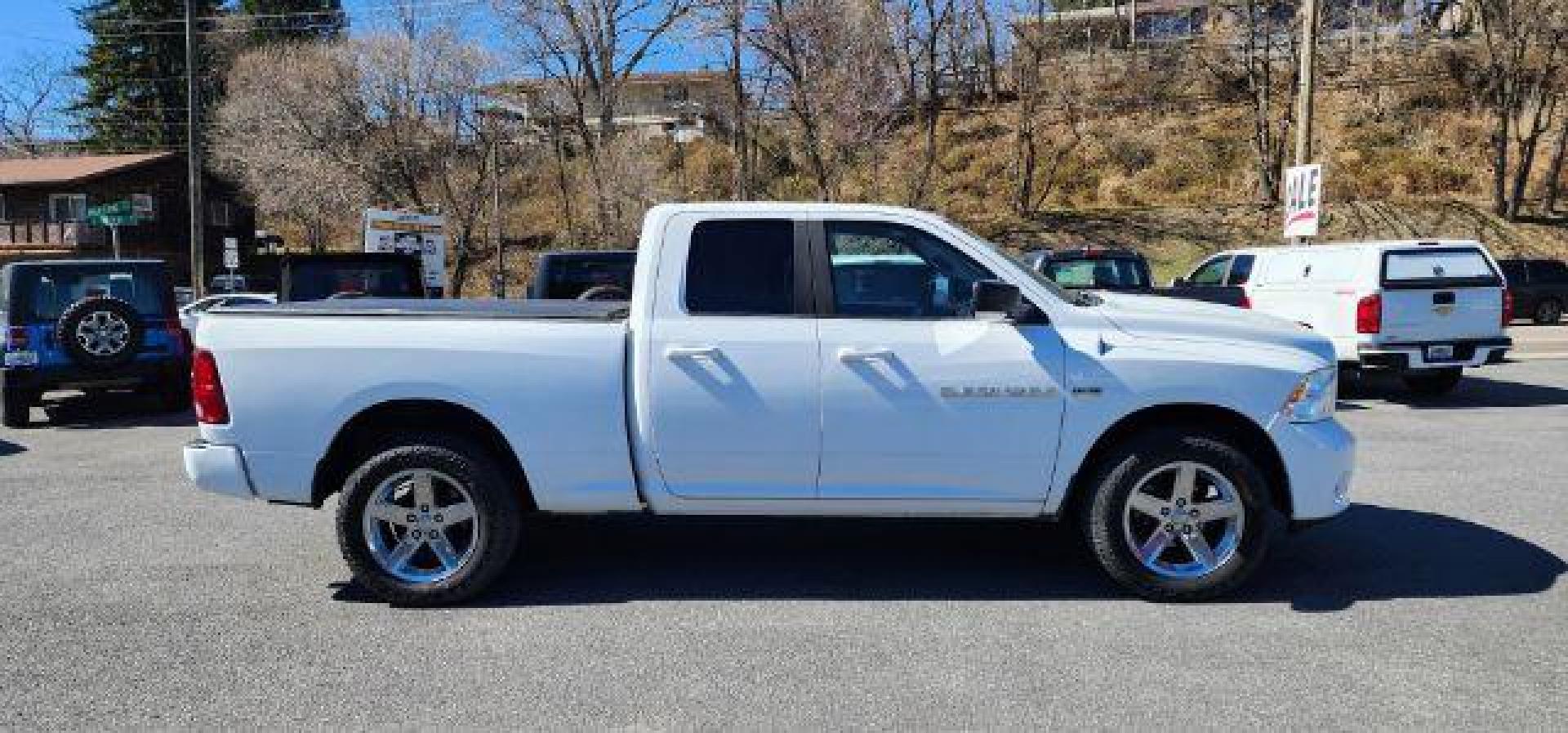2012 WHITE /Black Leather Ram 1500 Sport (1C6RD7HT5CS) with an 5.7L V8 engine, AT transmission, located at 353 S. Mineral St., Keyser, WV, 26726, (304) 788-7887, 39.436451, -78.981674 - Photo#12