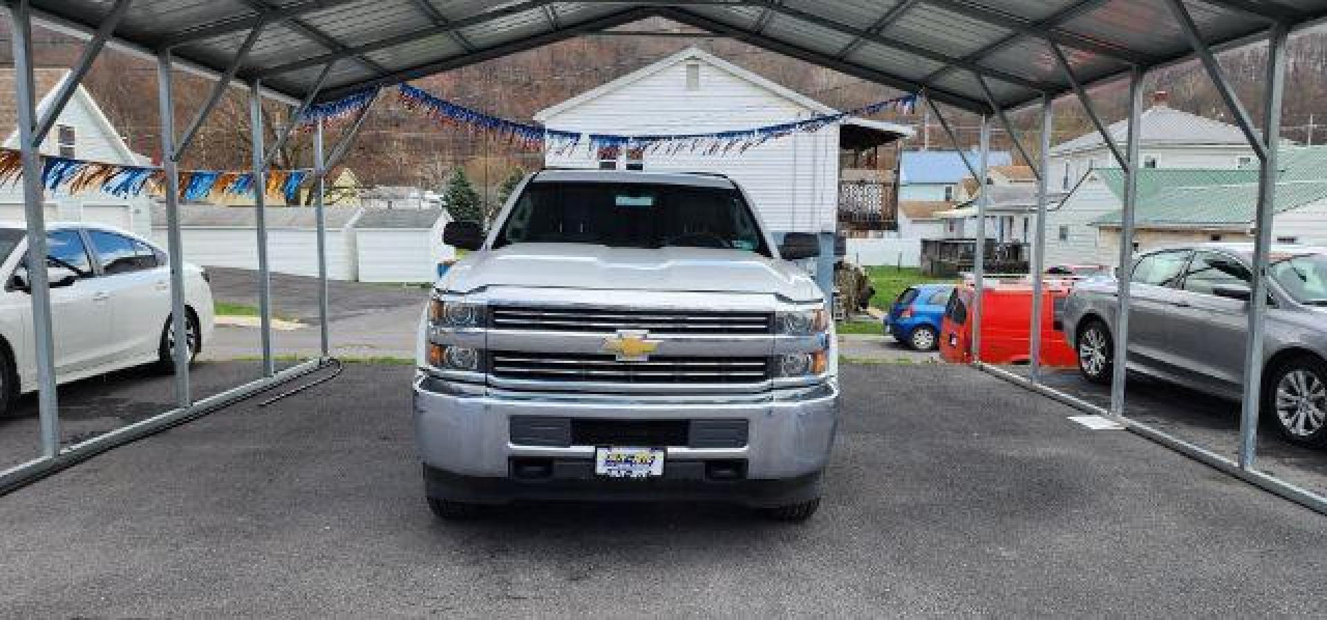 2018 WHITE /Dark Ash/Jet Black Chevrolet Silverado 2500HD WT (1GC2KUEG8JZ) with an 6.0 V8 engine, AT transmission, located at 353 S. Mineral St., Keyser, WV, 26726, (304) 788-7887, 39.436451, -78.981674 - Photo#1