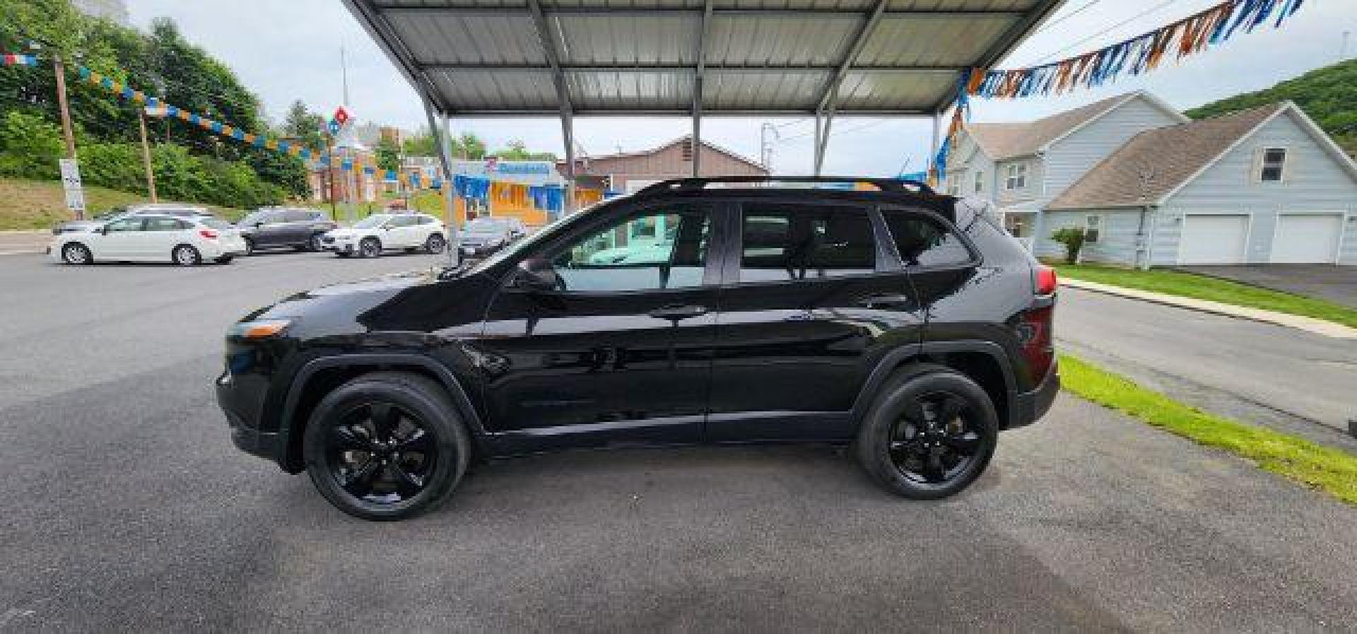 2017 BLACK /Black Jeep Cherokee Sport (1C4PJMAS0HW) with an 3.2L V6 engine, AT transmission, located at 353 S. Mineral St., Keyser, WV, 26726, (304) 788-7887, 39.436451, -78.981674 - Photo#3
