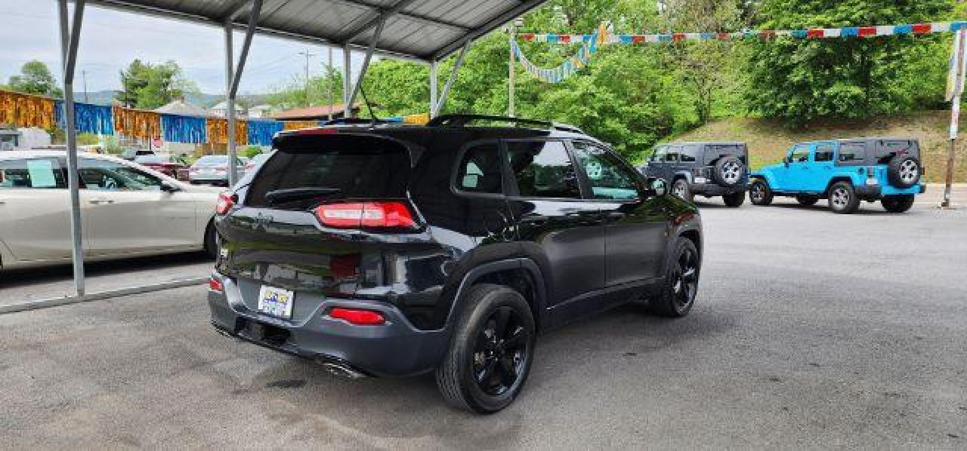 2017 BLACK /Black Jeep Cherokee Sport (1C4PJMAS0HW) with an 3.2L V6 engine, AT transmission, located at 353 S. Mineral St., Keyser, WV, 26726, (304) 788-7887, 39.436451, -78.981674 - Photo#11