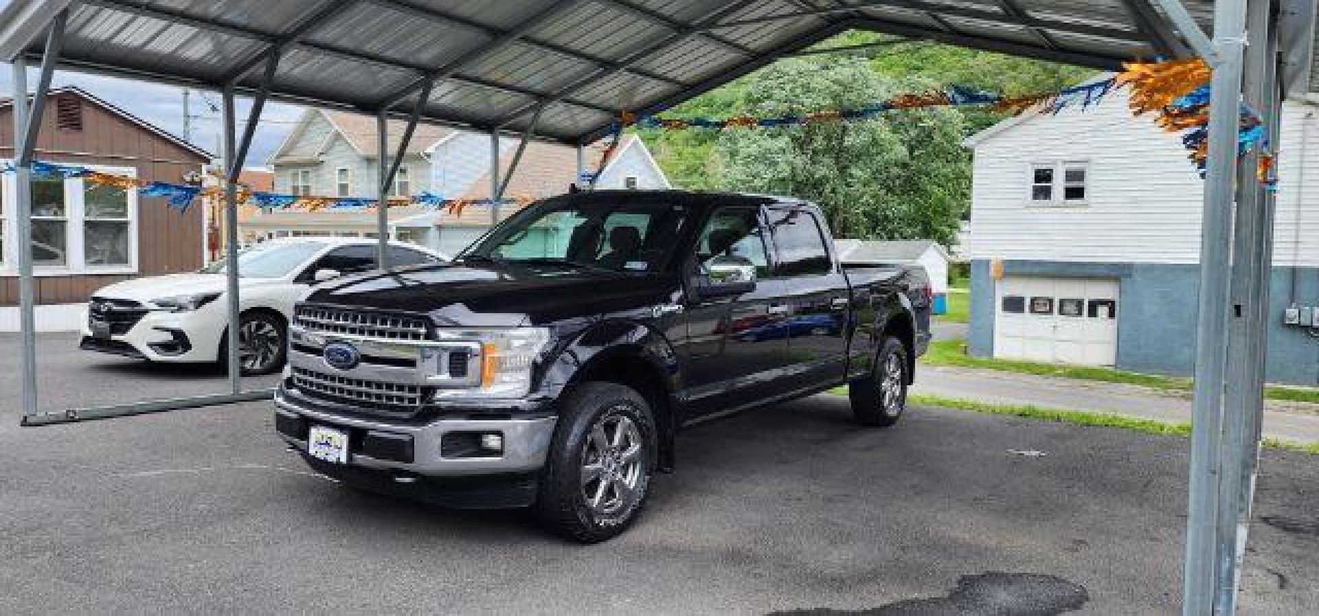 2019 BLACK /Medium Earth Gray Ford F-150 XLT (1FTFW1E59KK) with an 5.0L V8 engine, AT transmission, located at 353 S. Mineral St., Keyser, WV, 26726, (304) 788-7887, 39.436451, -78.981674- Photo#2