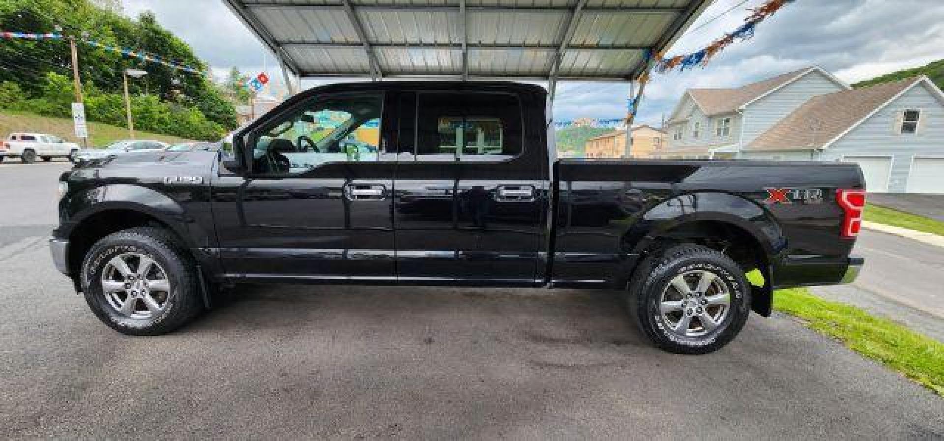 2019 BLACK /Medium Earth Gray Ford F-150 XLT (1FTFW1E59KK) with an 5.0L V8 engine, AT transmission, located at 353 S. Mineral St., Keyser, WV, 26726, (304) 788-7887, 39.436451, -78.981674- Photo#3
