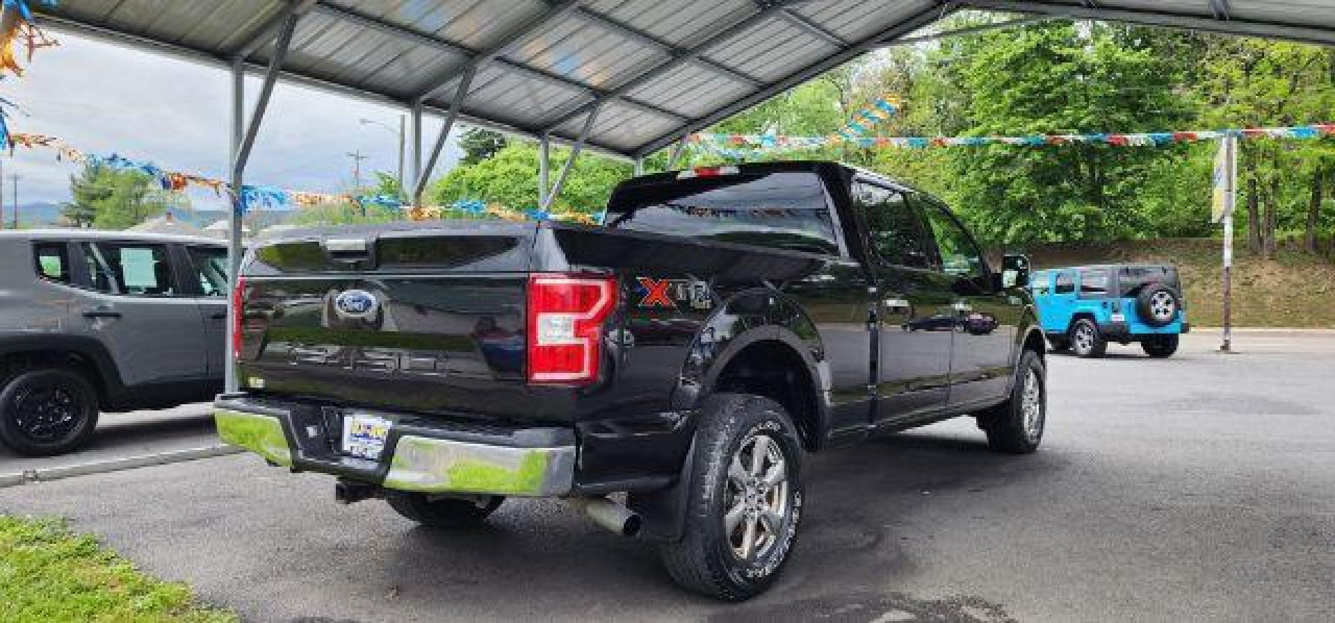 2019 BLACK /Medium Earth Gray Ford F-150 XLT (1FTFW1E59KK) with an 5.0L V8 engine, AT transmission, located at 353 S. Mineral St., Keyser, WV, 26726, (304) 788-7887, 39.436451, -78.981674- Photo#11