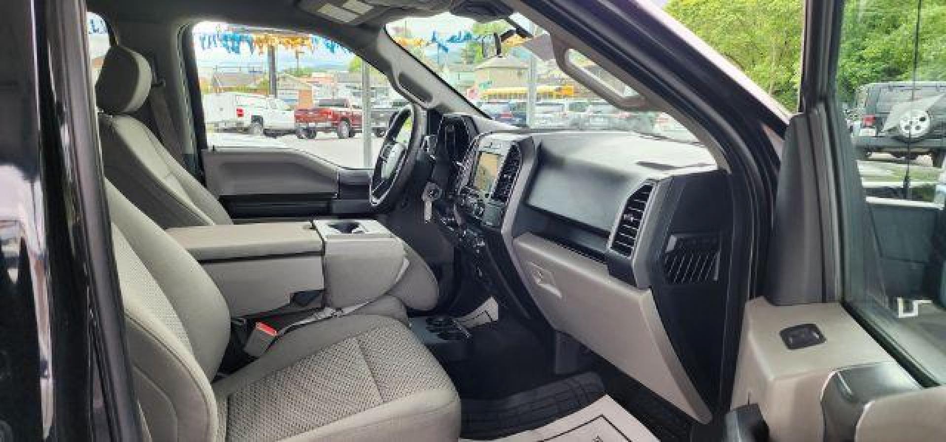 2019 BLACK /Medium Earth Gray Ford F-150 XLT (1FTFW1E59KK) with an 5.0L V8 engine, AT transmission, located at 353 S. Mineral St., Keyser, WV, 26726, (304) 788-7887, 39.436451, -78.981674- Photo#14