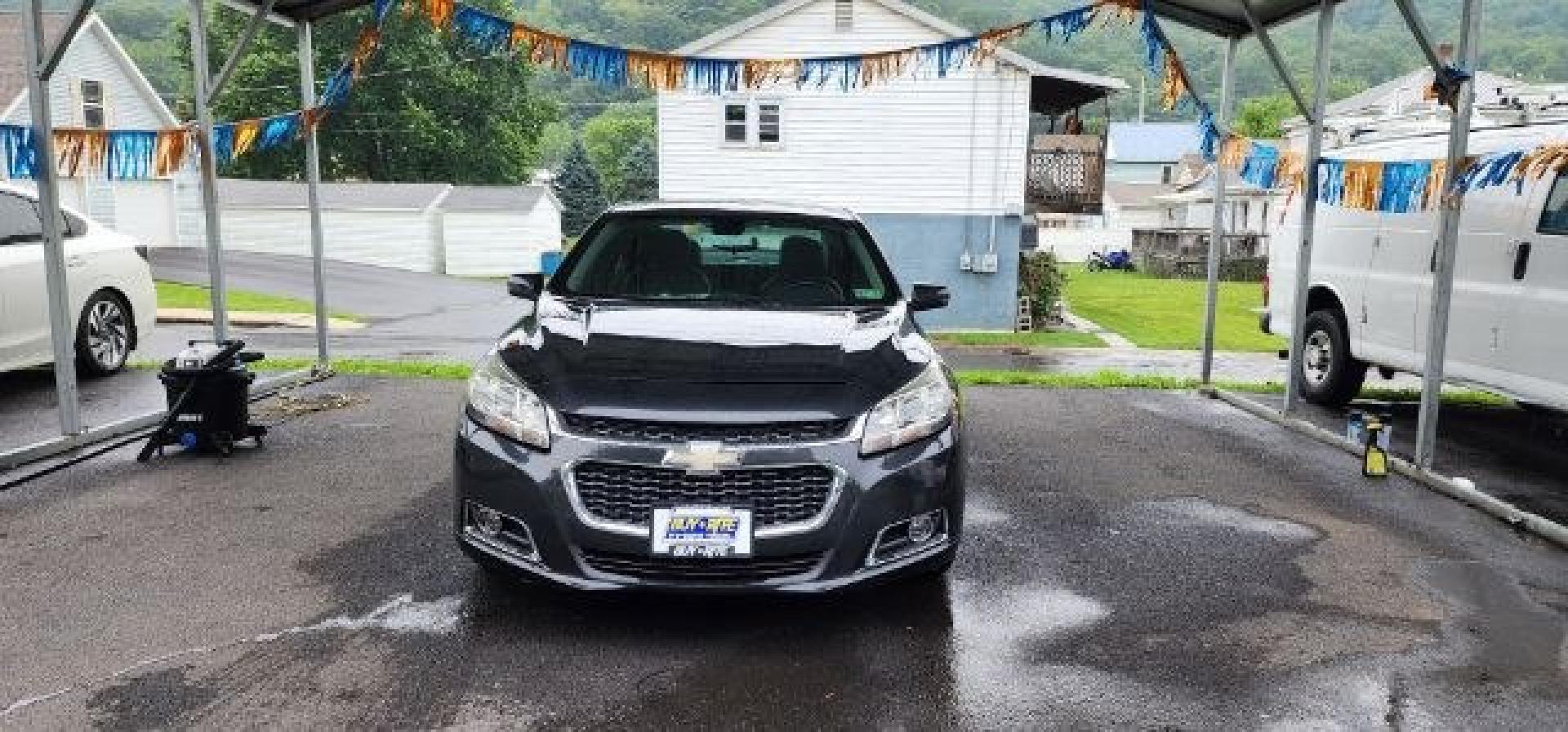 2014 GRAY /Jet Black Chevrolet Malibu 2LT (1G11E5SL5EF) with an 2.5 L4 engine, AT transmission, located at 353 S. Mineral St., Keyser, WV, 26726, (304) 788-7887, 39.436451, -78.981674- Photo#1