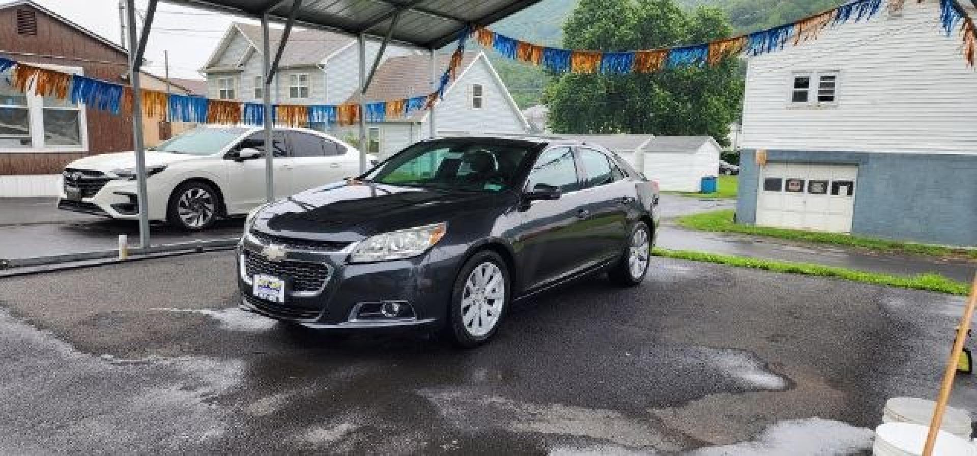 2014 GRAY /Jet Black Chevrolet Malibu 2LT (1G11E5SL5EF) with an 2.5 L4 engine, AT transmission, located at 353 S. Mineral St., Keyser, WV, 26726, (304) 788-7887, 39.436451, -78.981674- Photo#2