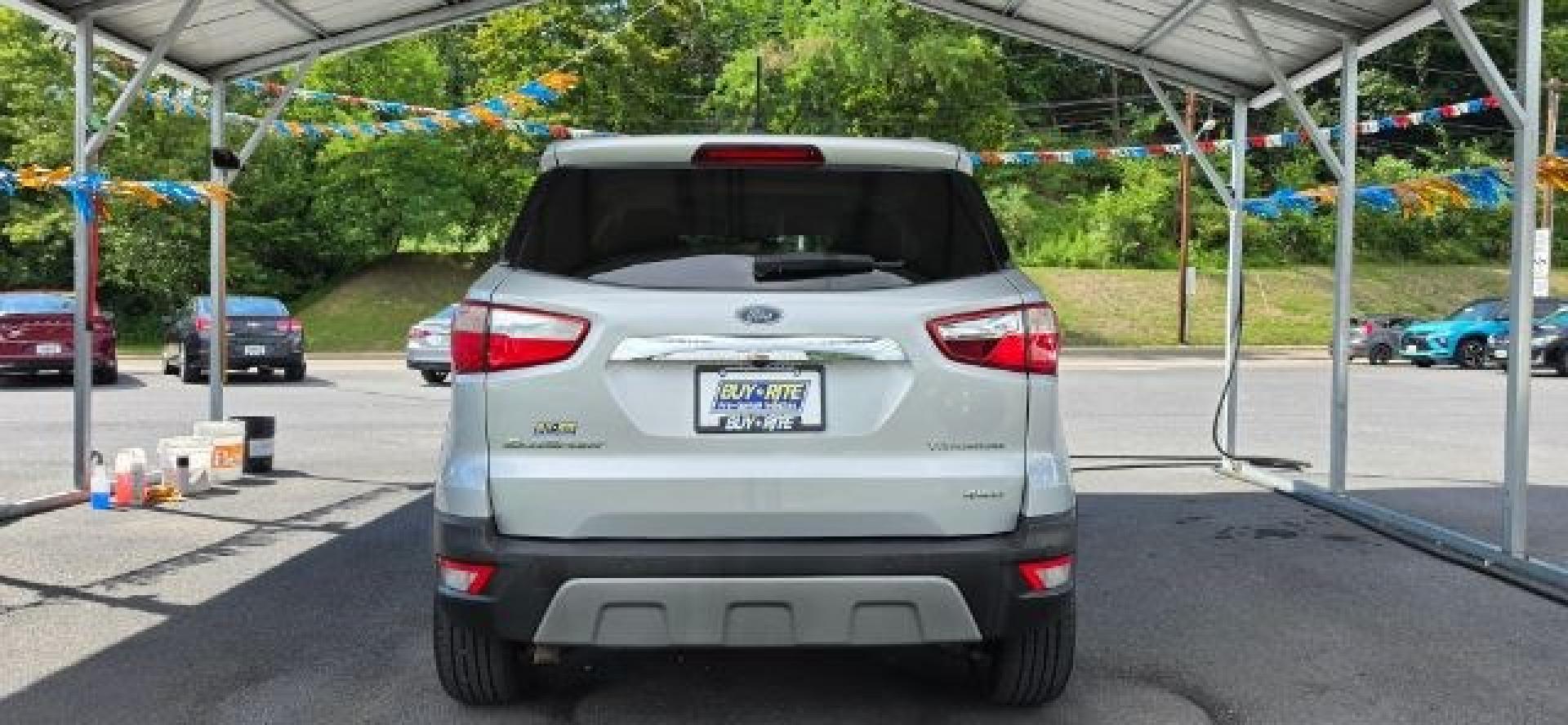 2018 SILVER /Ebony Black Ford EcoSport Titanium (MAJ6P1WL1JC) with an 2.0L engine, CVT transmission, located at 353 S. Mineral St., Keyser, WV, 26726, (304) 788-7887, 39.436451, -78.981674- Photo#8