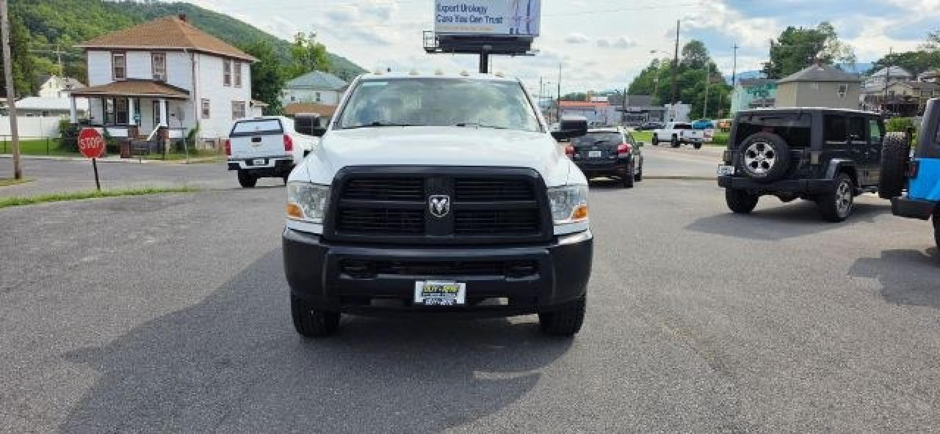 2012 WHITE /Medium Greystone/Dark Slate Ram 2500 ST (3C6LD5AT6CG) with an 5.7L V8 engine, AT transmission, located at 353 S. Mineral St., Keyser, WV, 26726, (304) 788-7887, 39.436451, -78.981674- Photo#1