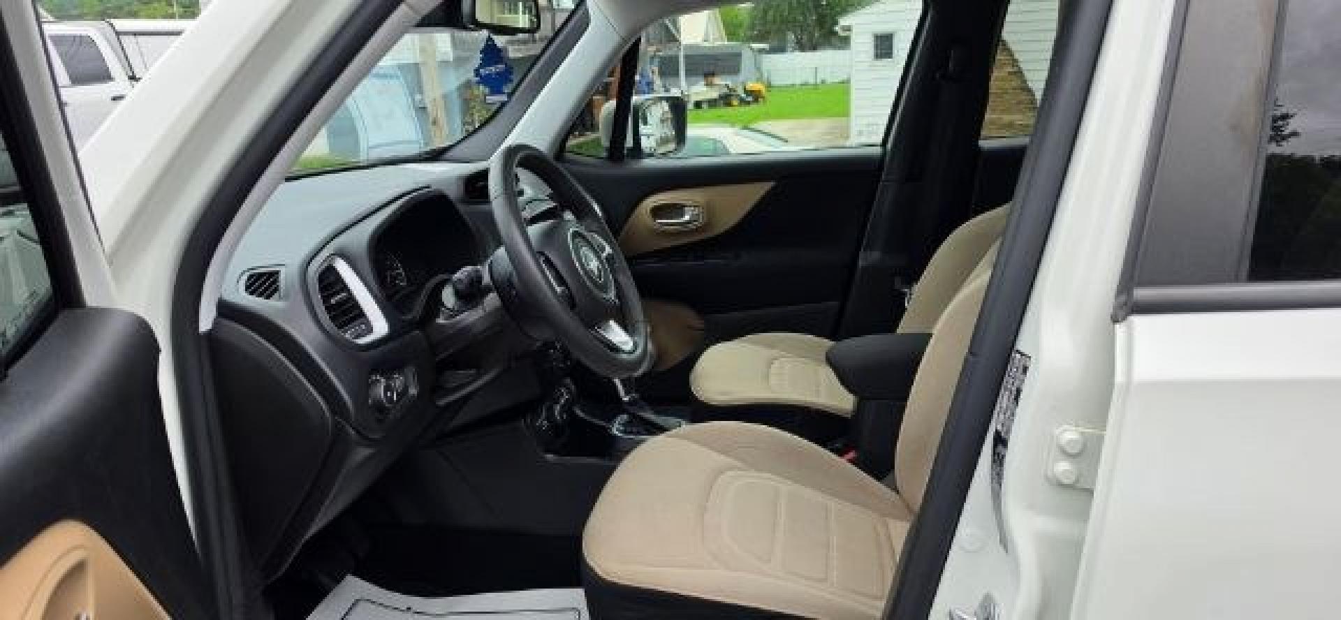 2020 WHITE /Sandstorm/Black Jeep Renegade Latitude 4x4 (ZACNJBBB4LP) with an 2.4L L4 engine, AT transmission, located at 353 S. Mineral St., Keyser, WV, 26726, (304) 788-7887, 39.436451, -78.981674- Photo#4
