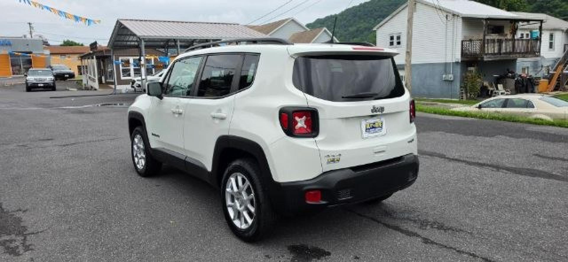 2020 WHITE /Sandstorm/Black Jeep Renegade Latitude 4x4 (ZACNJBBB4LP) with an 2.4L L4 engine, AT transmission, located at 353 S. Mineral St., Keyser, WV, 26726, (304) 788-7887, 39.436451, -78.981674- Photo#8