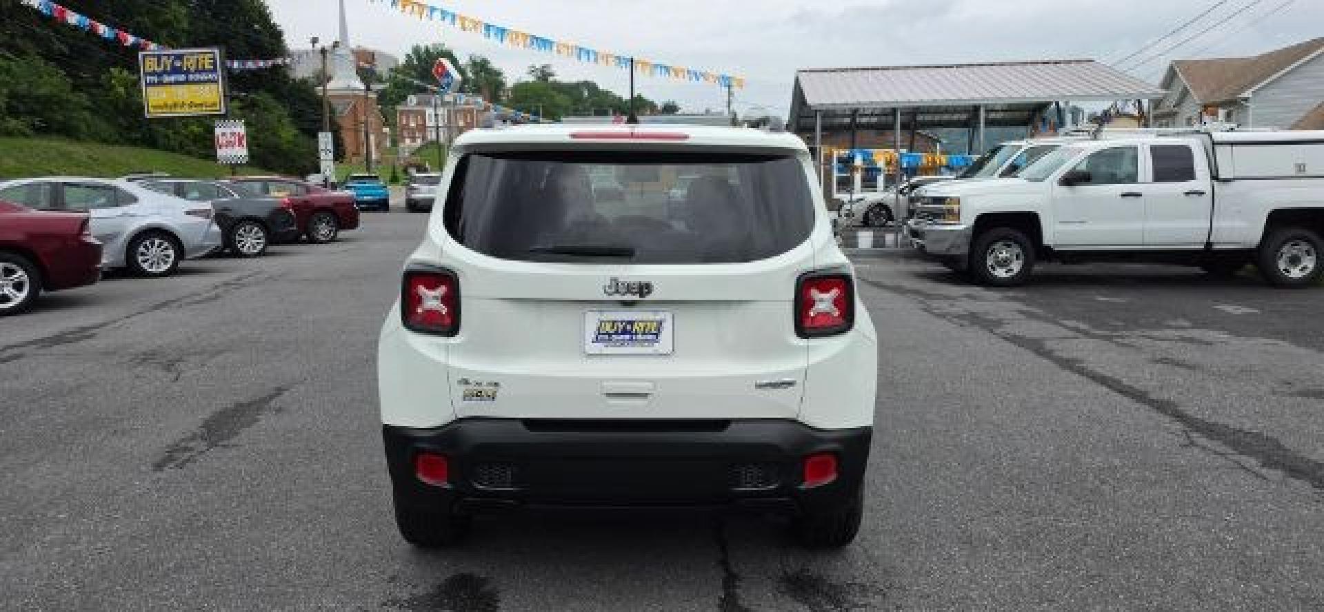 2020 WHITE /Sandstorm/Black Jeep Renegade Latitude 4x4 (ZACNJBBB4LP) with an 2.4L L4 engine, AT transmission, located at 353 S. Mineral St., Keyser, WV, 26726, (304) 788-7887, 39.436451, -78.981674- Photo#9